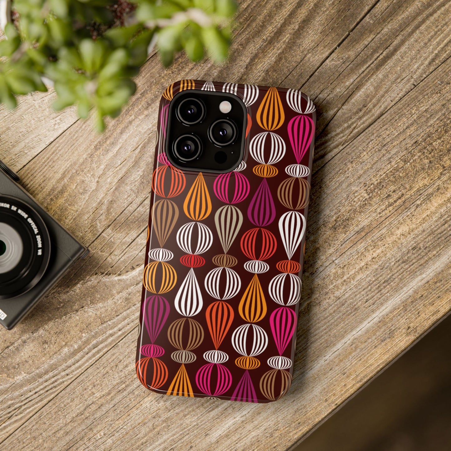 Impact-Resistant Phone Case Floral – Durable Protective Cover, Wireless Charging Compatible, Gift for Tech Lovers