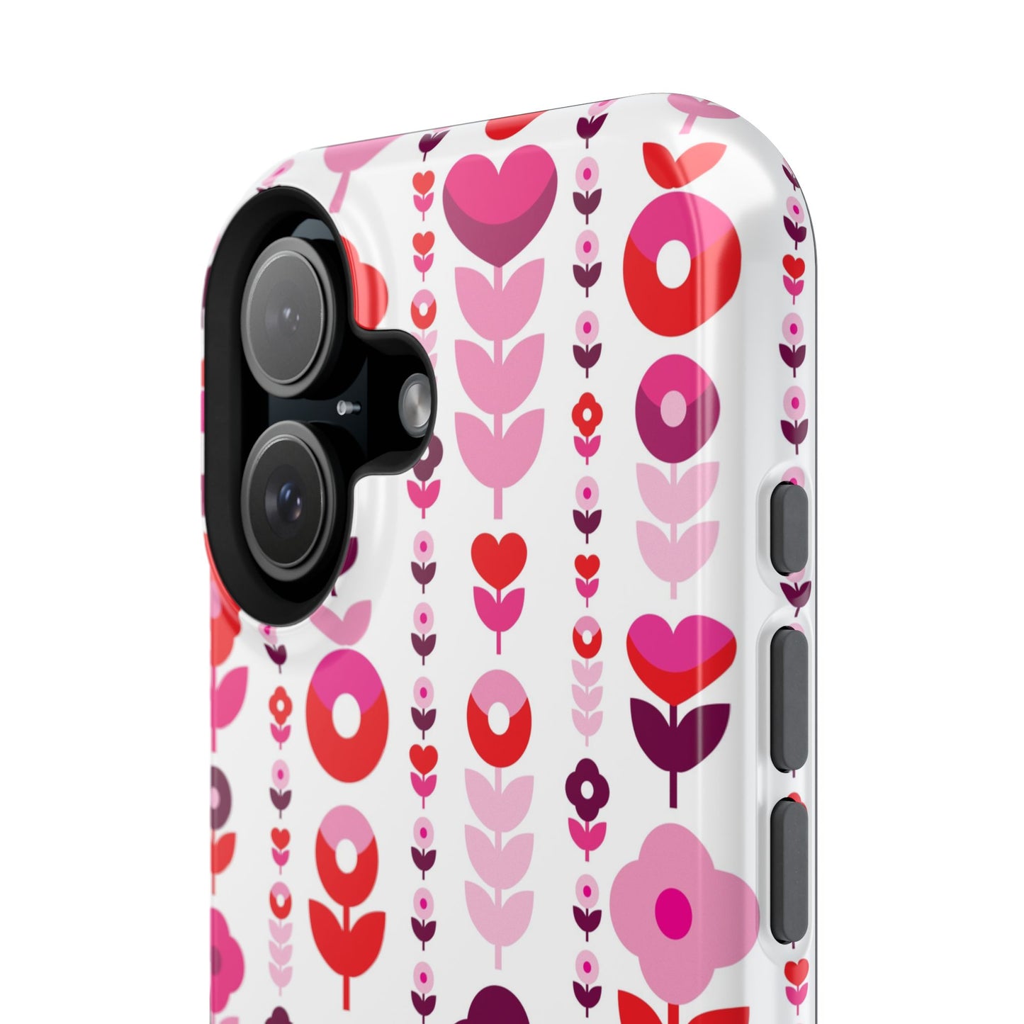 Floral Phone Case for iPhone & Samsung – Colorful Impact-Resistant Cover, Gift for Her