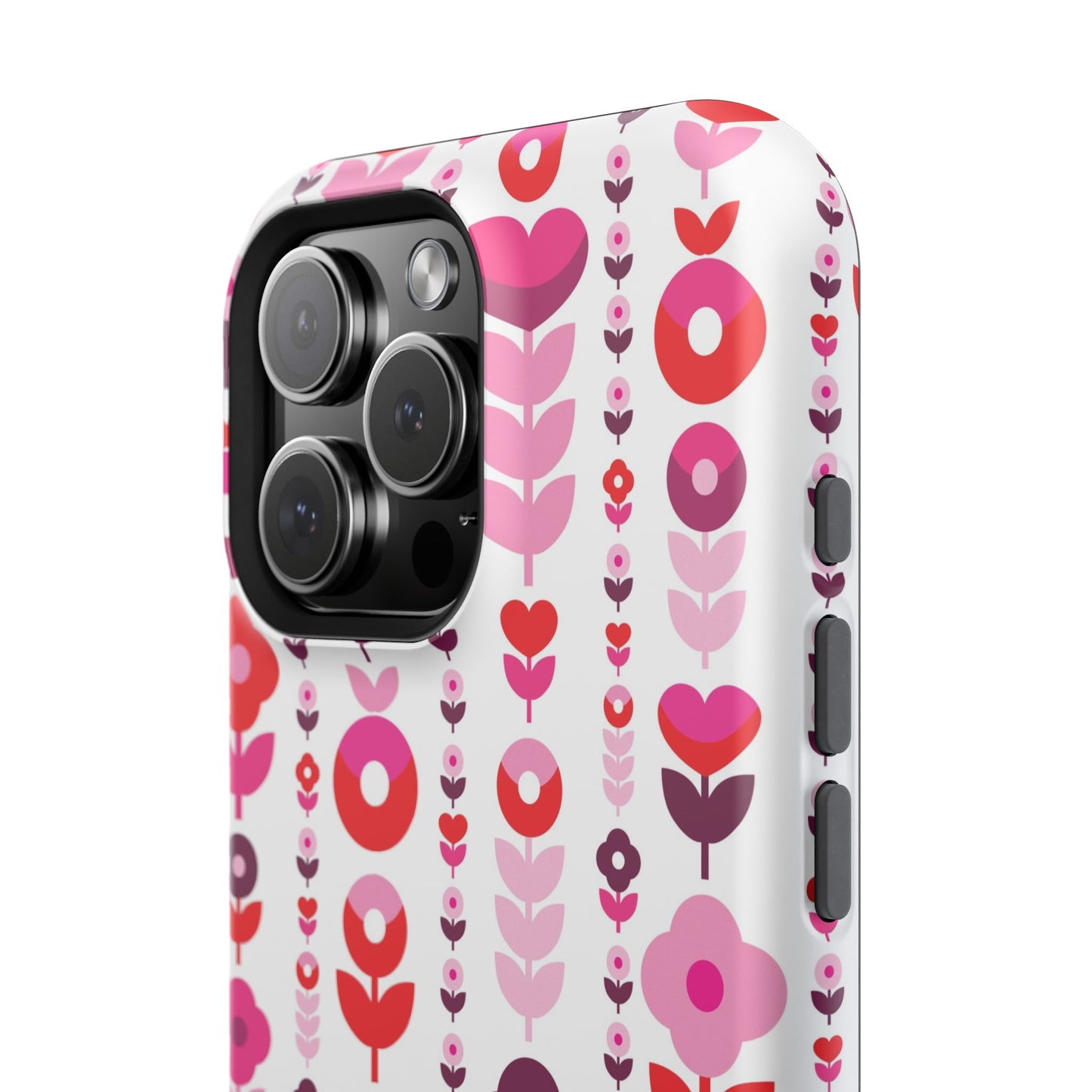 Floral Phone Case for iPhone & Samsung – Colorful Impact-Resistant Cover, Gift for Her