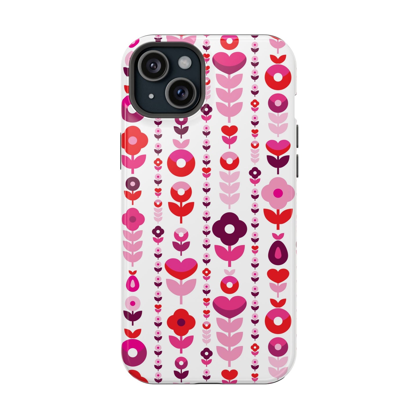 Floral Phone Case for iPhone & Samsung – Colorful Impact-Resistant Cover, Gift for Her