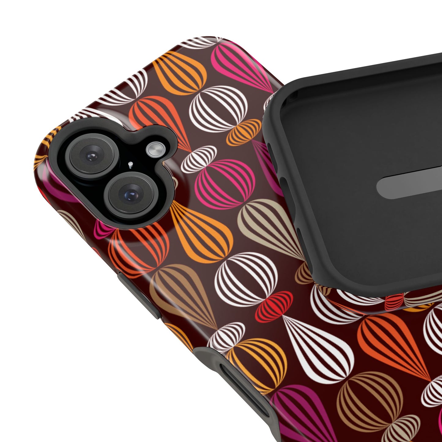 Impact-Resistant Phone Case Floral – Durable Protective Cover, Wireless Charging Compatible, Gift for Tech Lovers