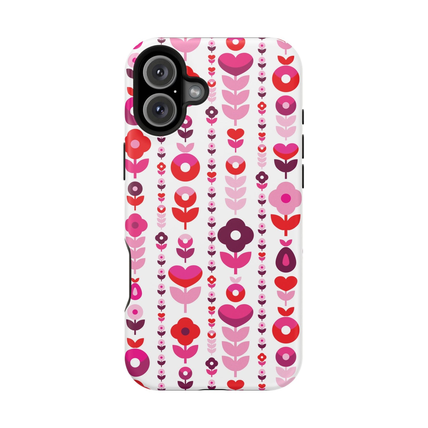 Floral Phone Case for iPhone & Samsung – Colorful Impact-Resistant Cover, Gift for Her