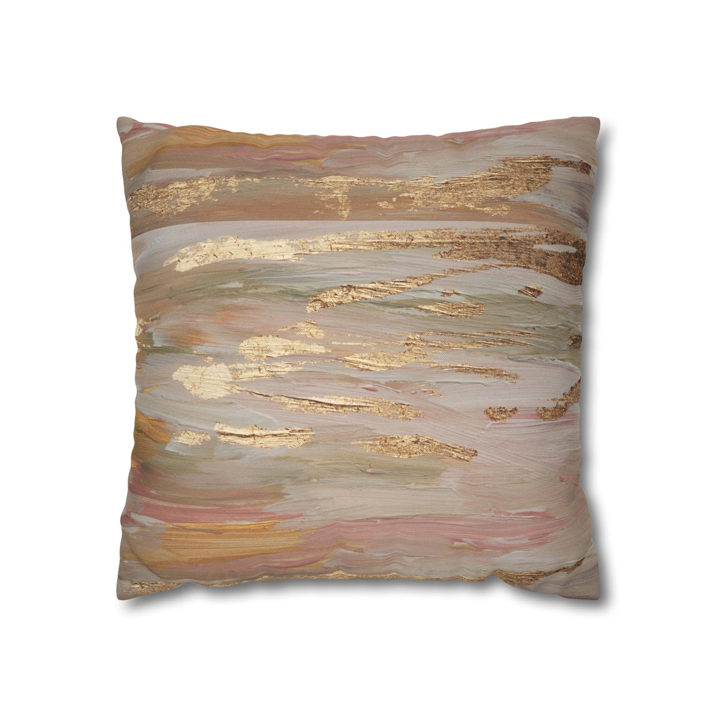 Abstract Throw Pillow Cover – Elegant Pillowcase for Couch or Bed, Modern Home Decor Accent