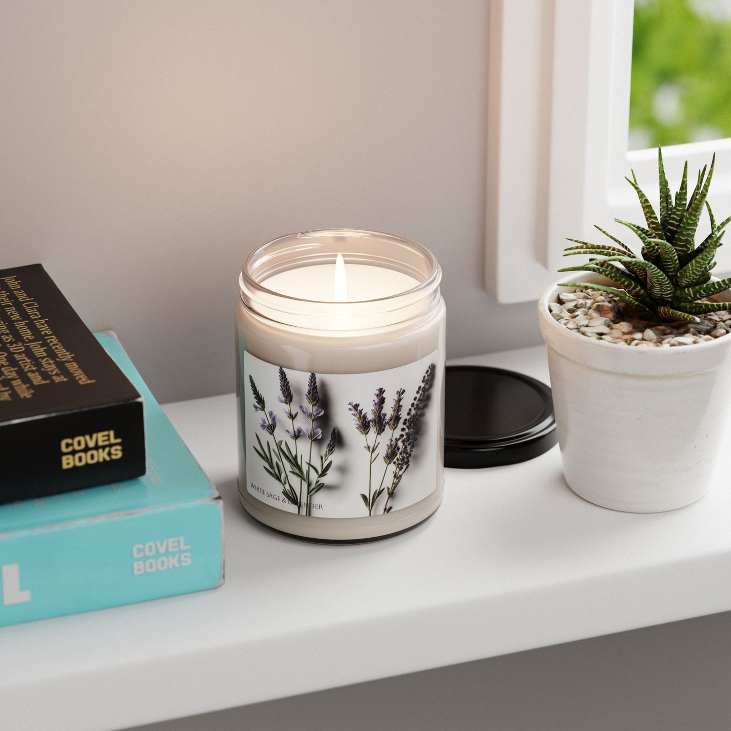 Relaxation Mood or Aromatherapy Scented Soy Candle