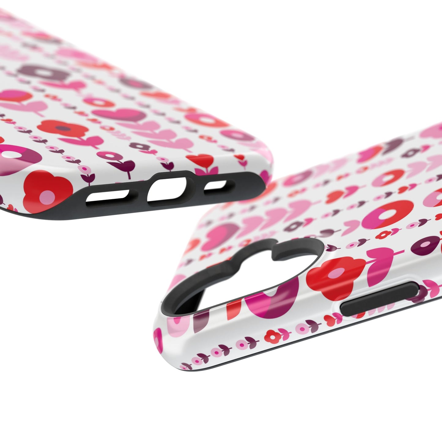Floral Phone Case for iPhone & Samsung – Colorful Impact-Resistant Cover, Gift for Her