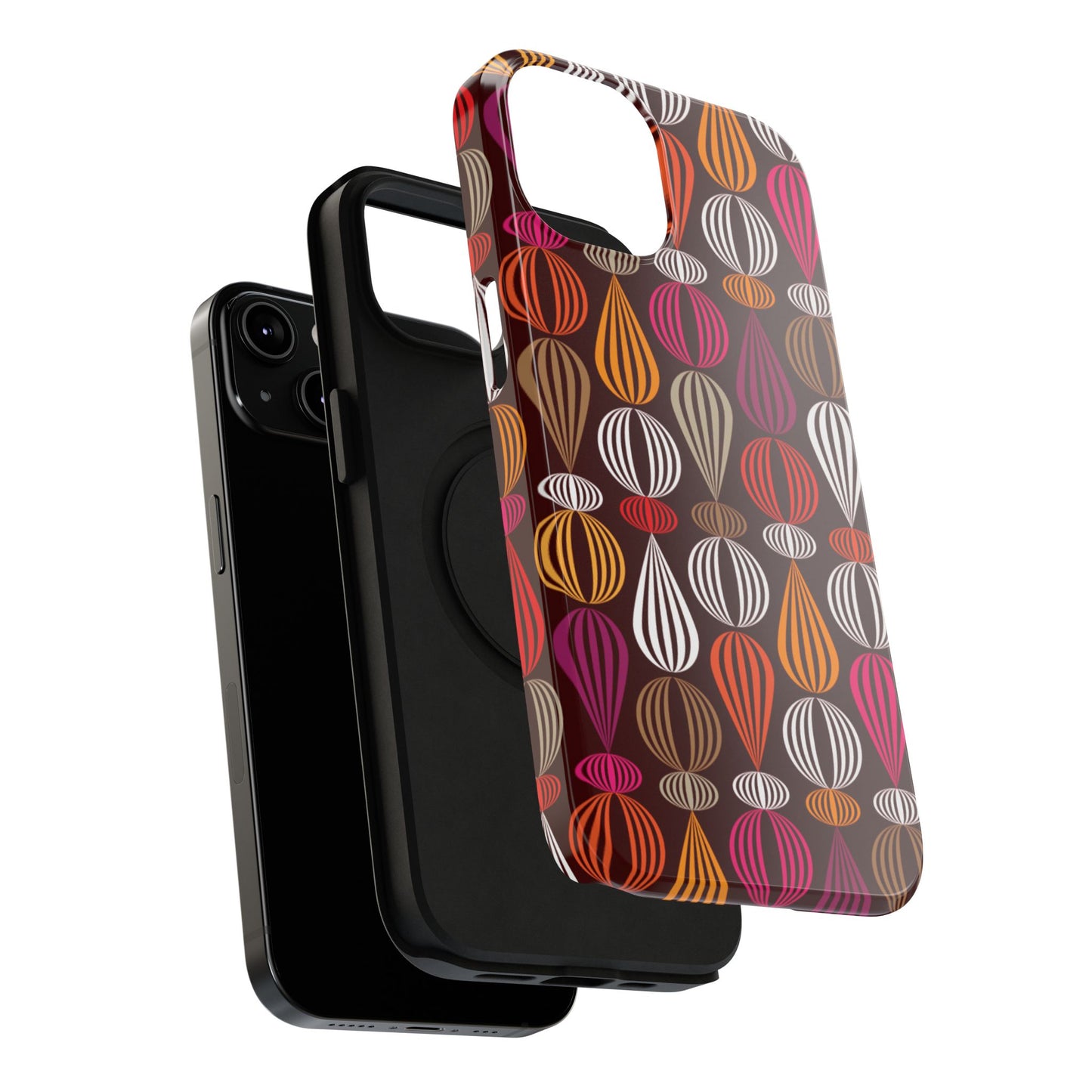 Impact-Resistant Phone Case Floral – Durable Protective Cover, Wireless Charging Compatible, Gift for Tech Lovers