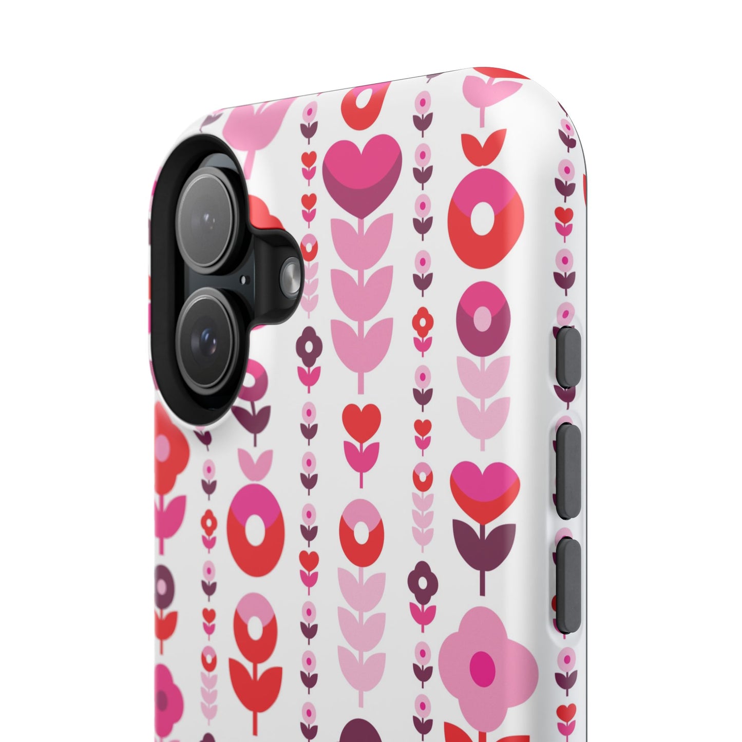 Floral Phone Case for iPhone & Samsung – Colorful Impact-Resistant Cover, Gift for Her