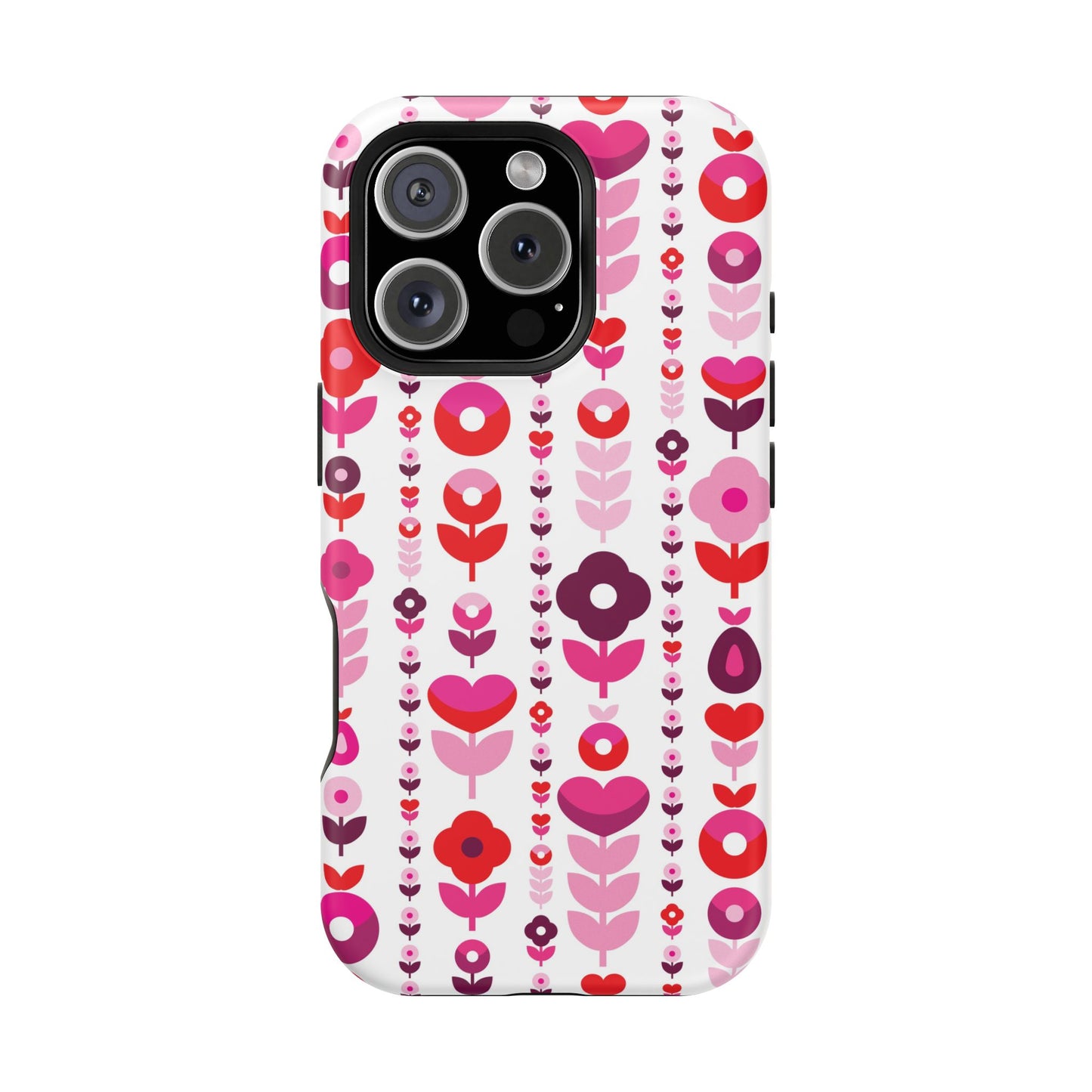 Floral Phone Case for iPhone & Samsung – Colorful Impact-Resistant Cover, Gift for Her