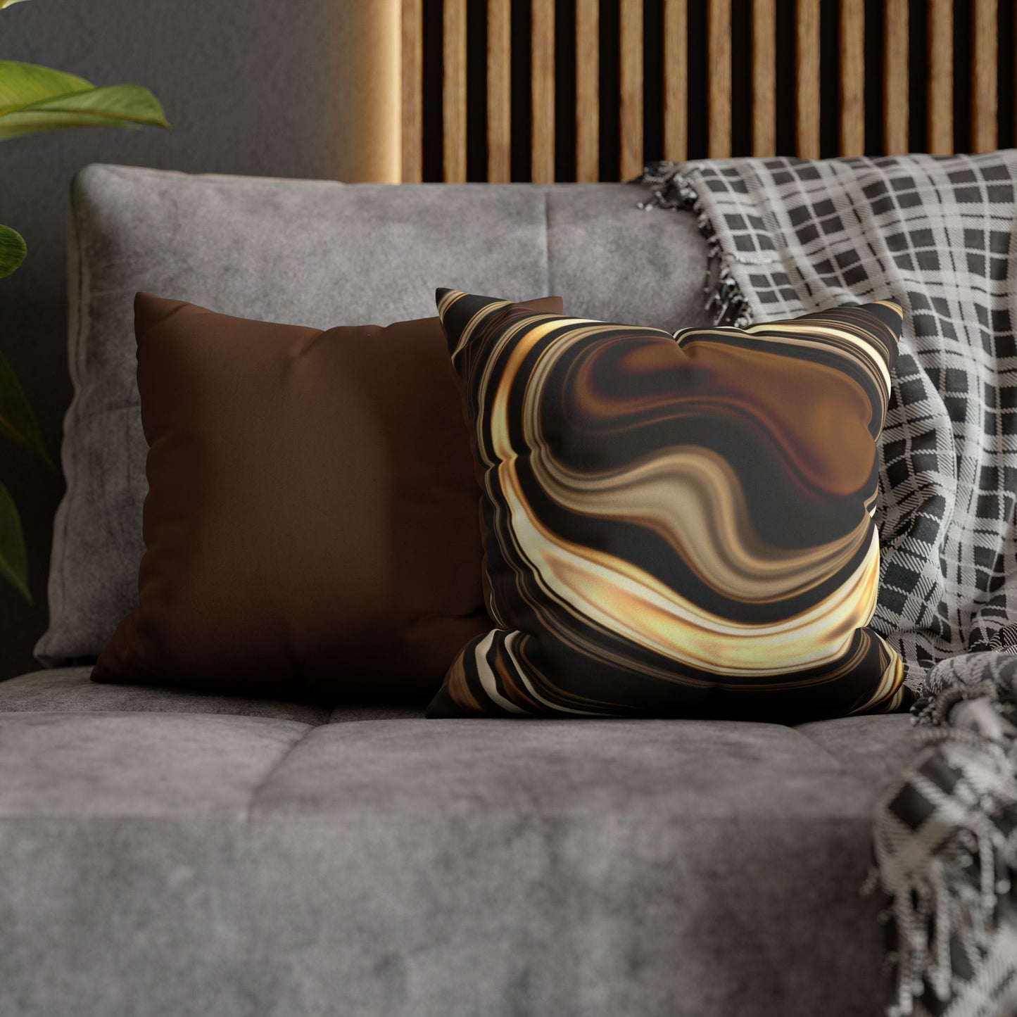 Faux Suede Pillow Cover – Neutral Modern Accent for Home Decor