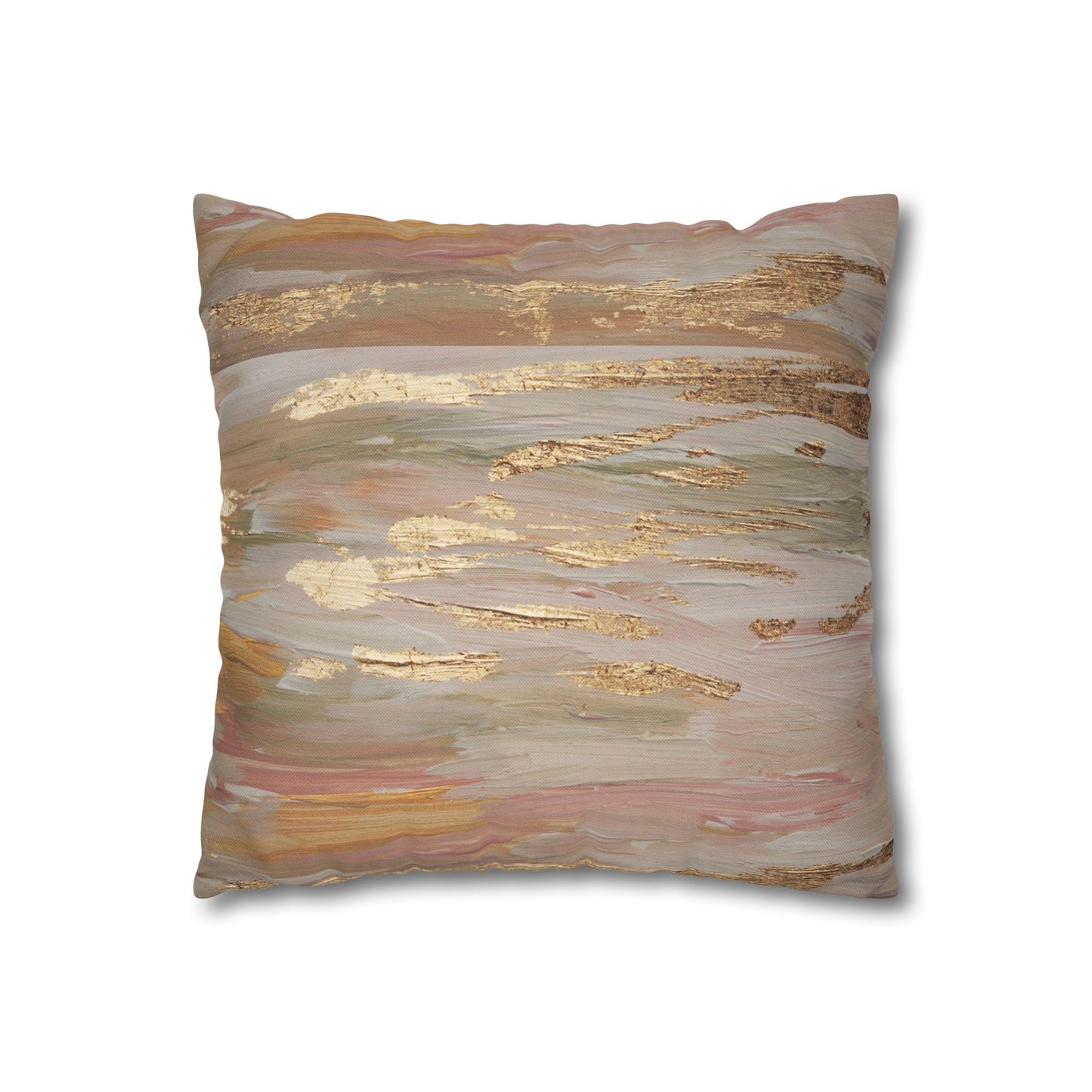 Abstract Throw Pillow Cover – Elegant Pillowcase for Couch or Bed, Modern Home Decor Accent