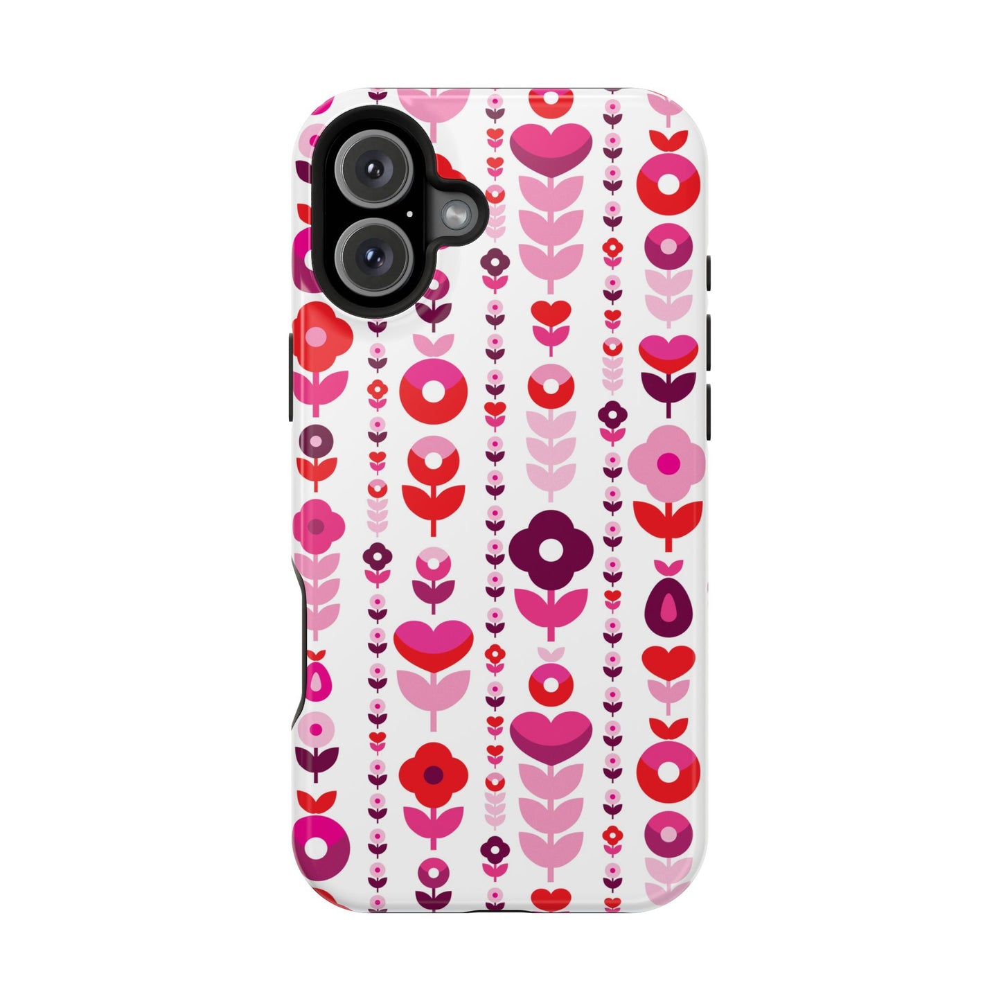 Floral Phone Case for iPhone & Samsung – Colorful Impact-Resistant Cover, Gift for Her