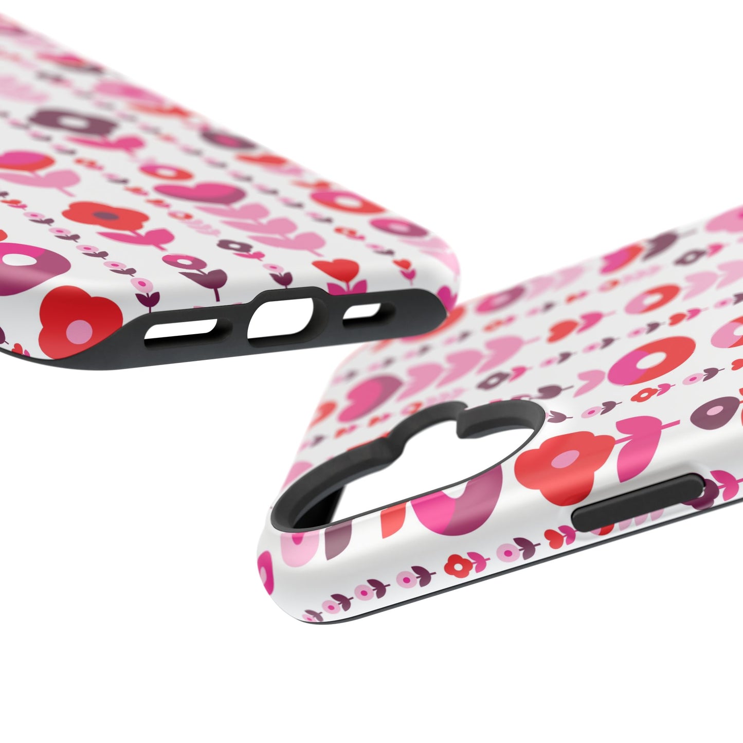Floral Phone Case for iPhone & Samsung – Colorful Impact-Resistant Cover, Gift for Her