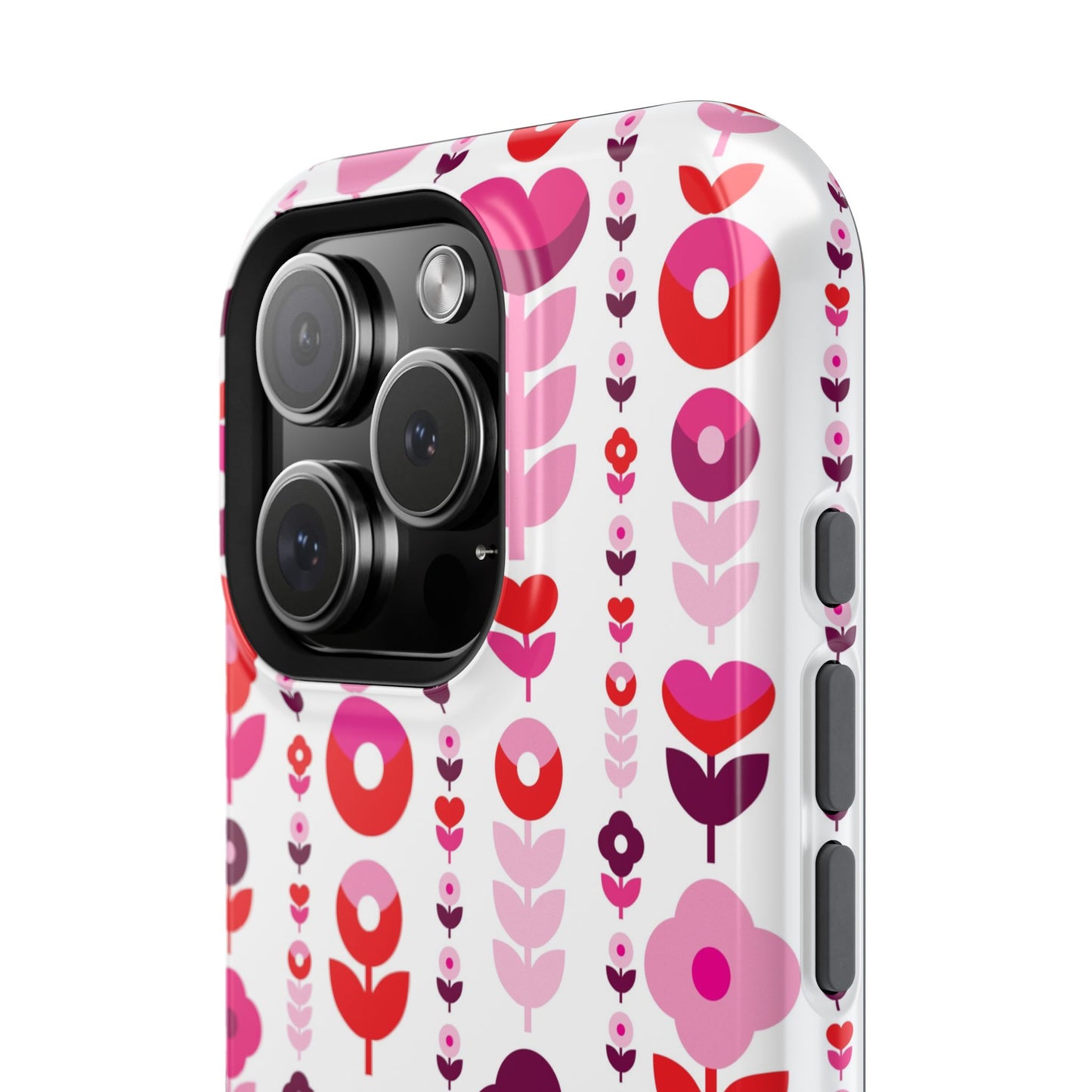 Floral Phone Case for iPhone & Samsung – Colorful Impact-Resistant Cover, Gift for Her