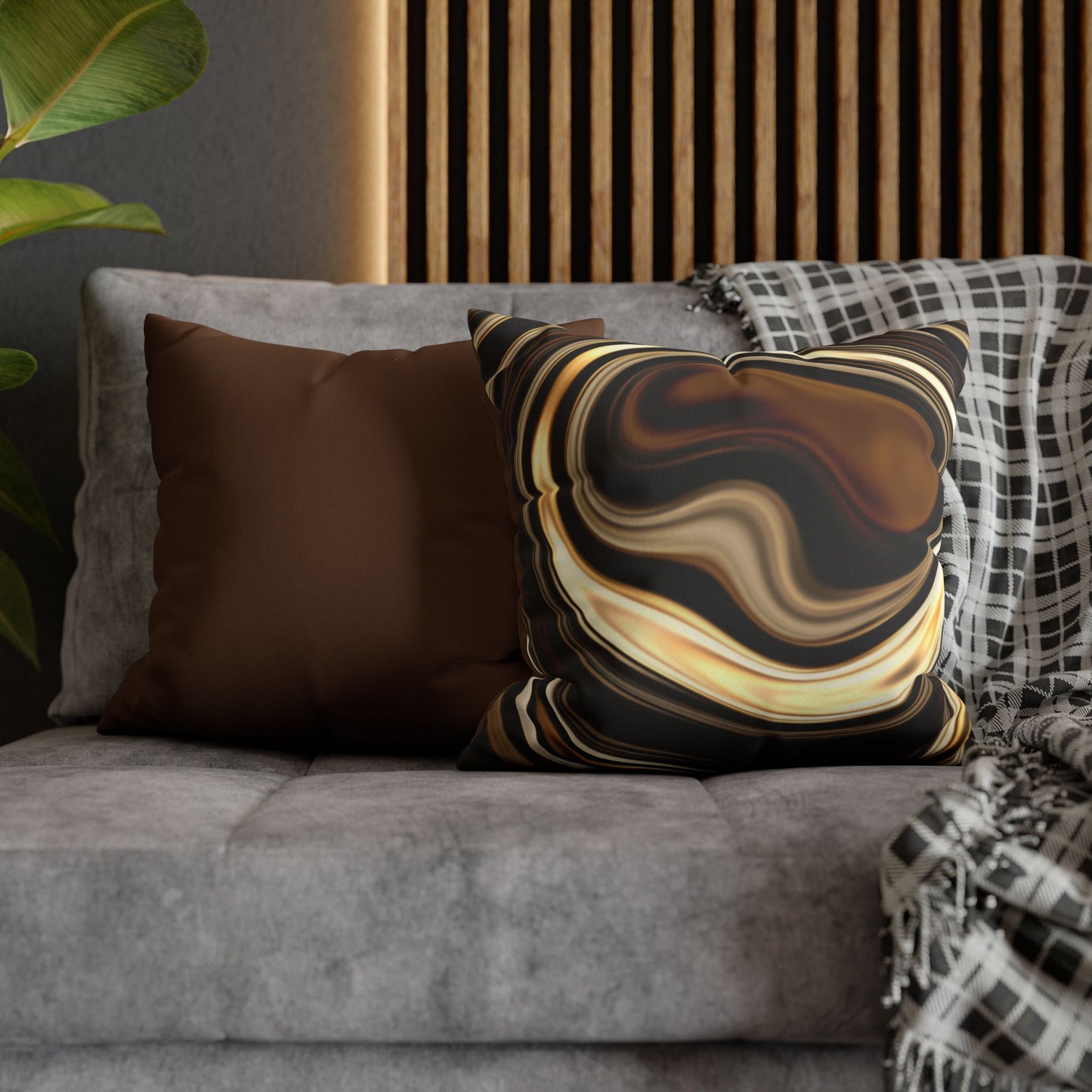 Faux Suede Pillow Cover – Neutral Modern Accent for Home Decor