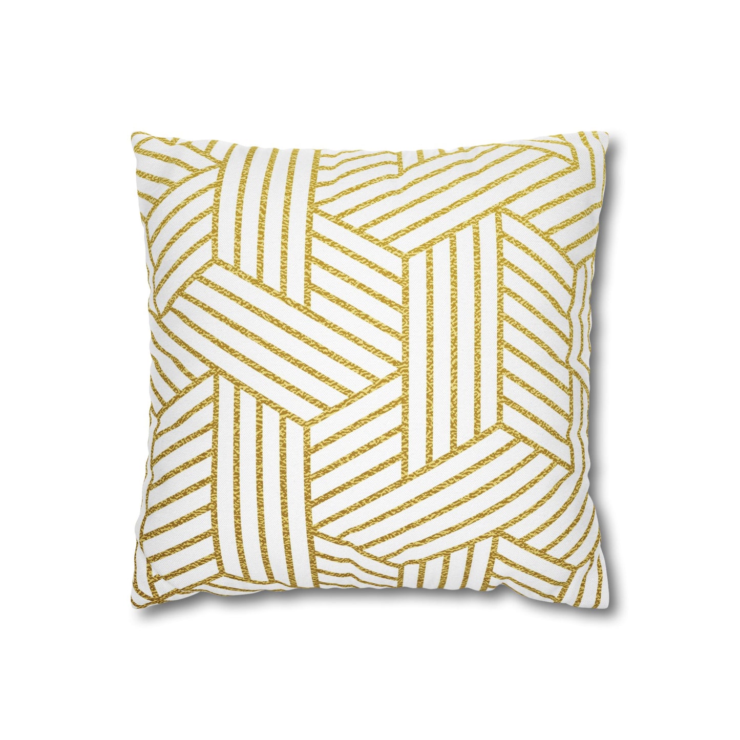 Geometric Throw Pillow Cover – Modern Pillowcase for Couch or Bed, Patterned Decorative Accent