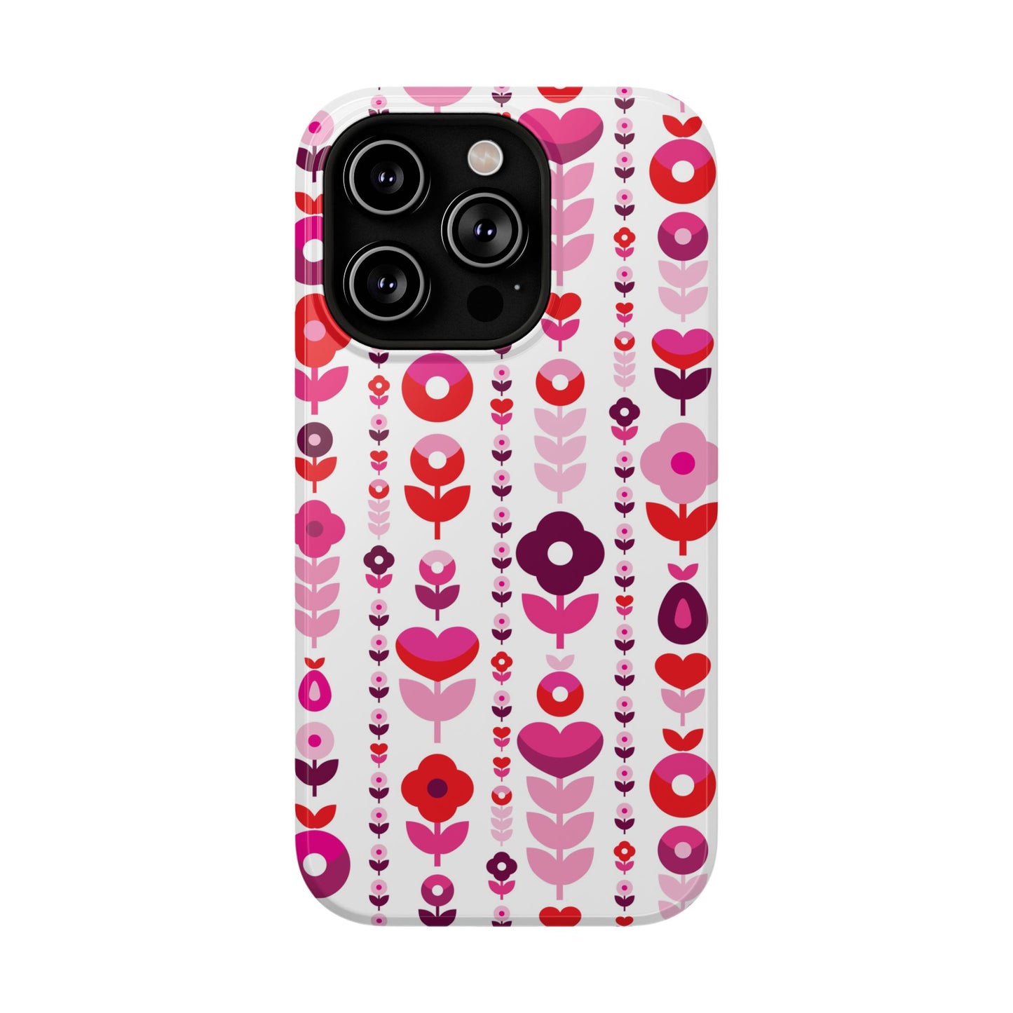 Floral Phone Case for iPhone & Samsung – Colorful Impact-Resistant Cover, Gift for Her
