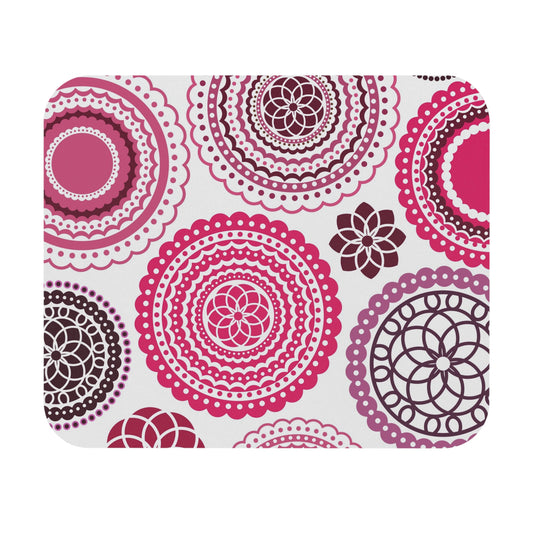 Colorful Floral Mouse Pad – Cute Desk Decor for Women, Office Accessories, Gift for Her