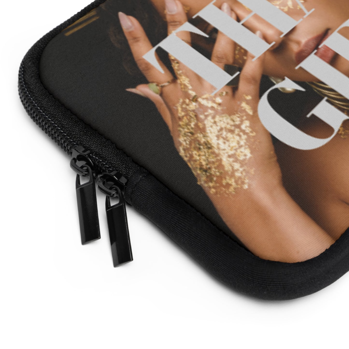 Empowerment Laptop Sleeve – “That Girl” Aesthetic Tech Case – Chic Neoprene Computer Bag for Students & Professionals – Stylish Gift for Her