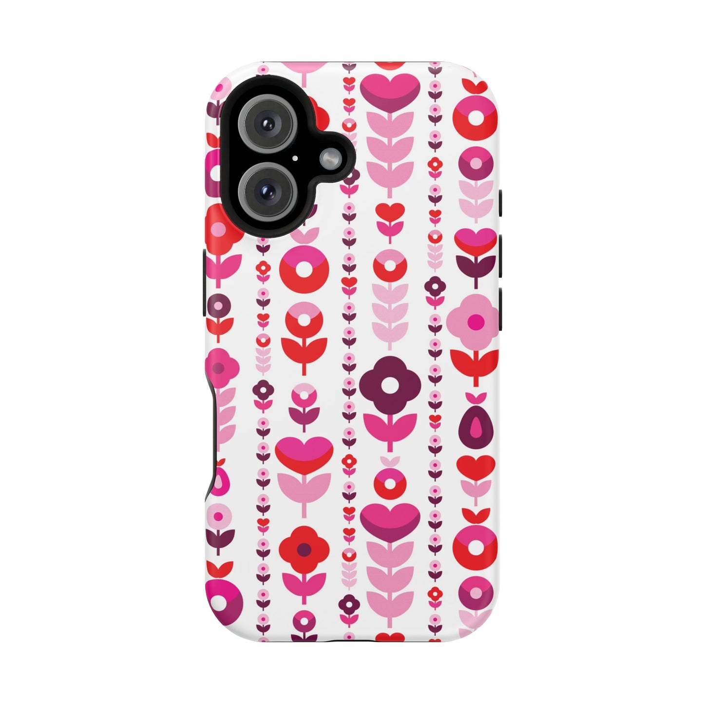 Floral Phone Case for iPhone & Samsung – Colorful Impact-Resistant Cover, Gift for Her