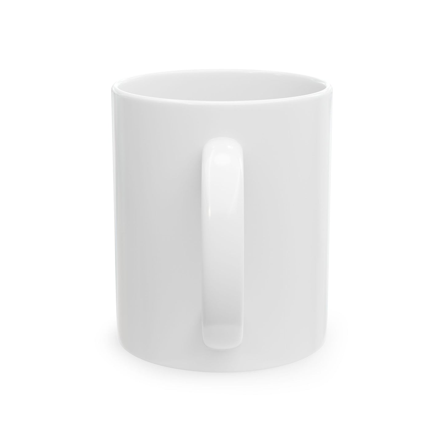 Caffeine Queen White Glossy Mug – Ceramic Coffee Cup, 11oz 15oz – Dishwasher & Microwave Safe Gift for Her