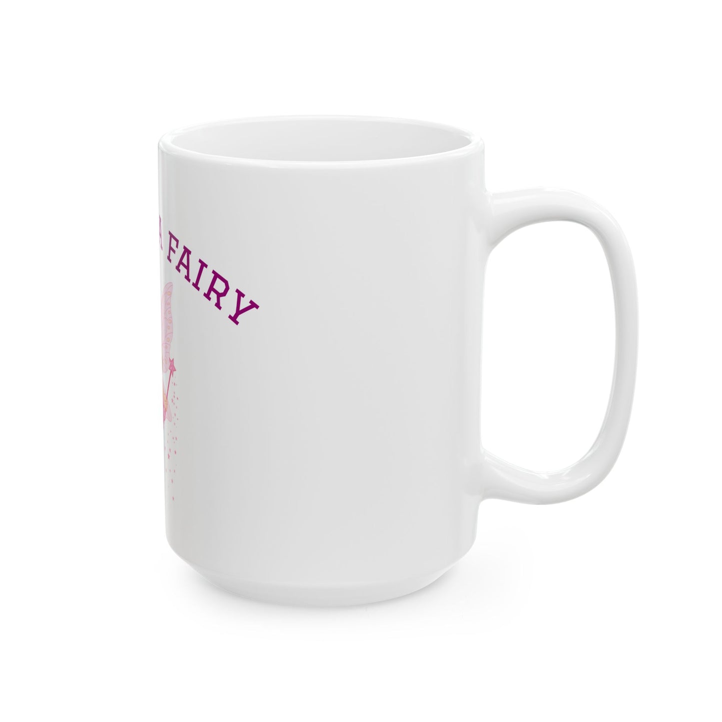 Cute Fairy Ceramic Mug – Whimsical Coffee Cup for Kids & Fairy Tale Lovers, Magical Drinkware Gift