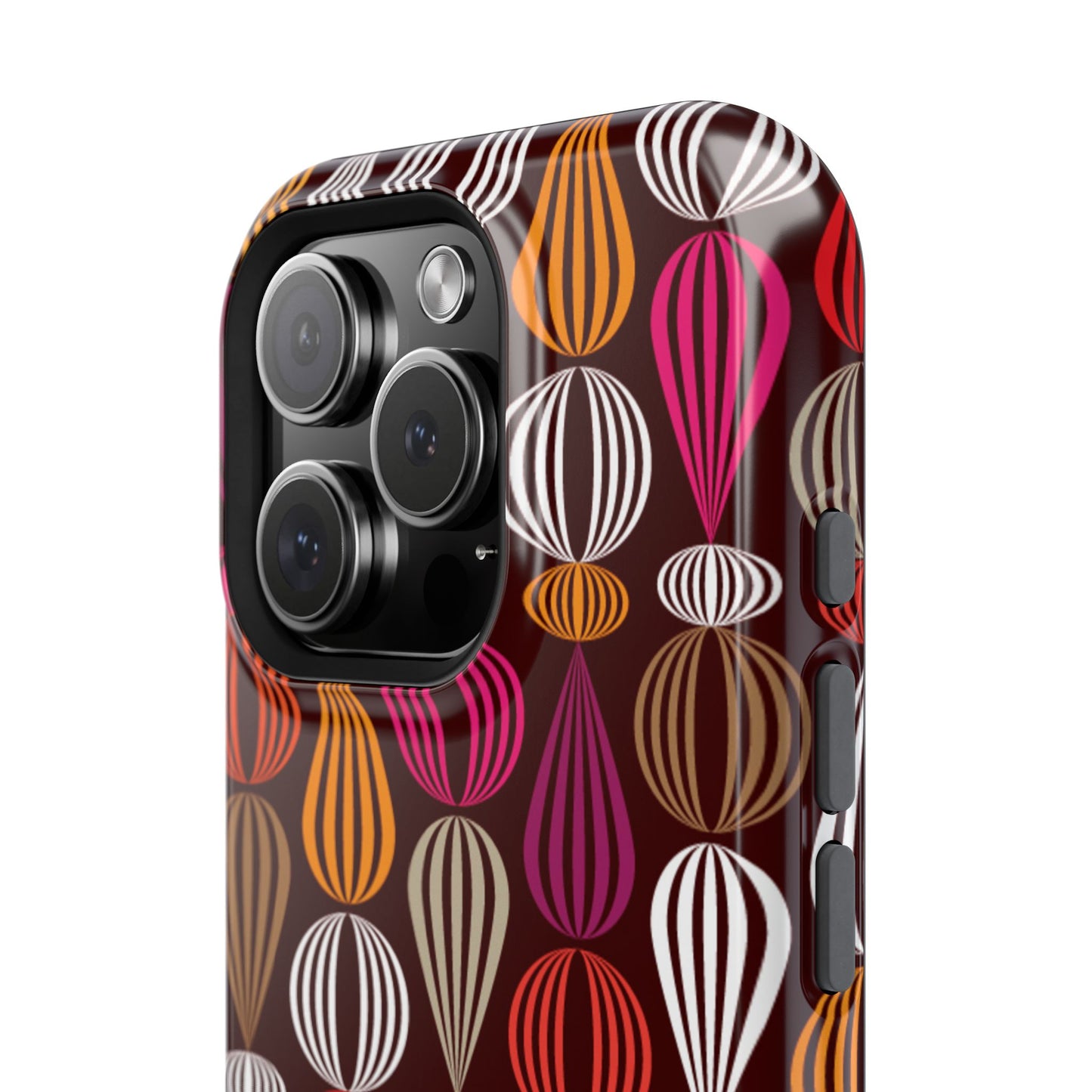 Impact-Resistant Phone Case Floral – Durable Protective Cover, Wireless Charging Compatible, Gift for Tech Lovers