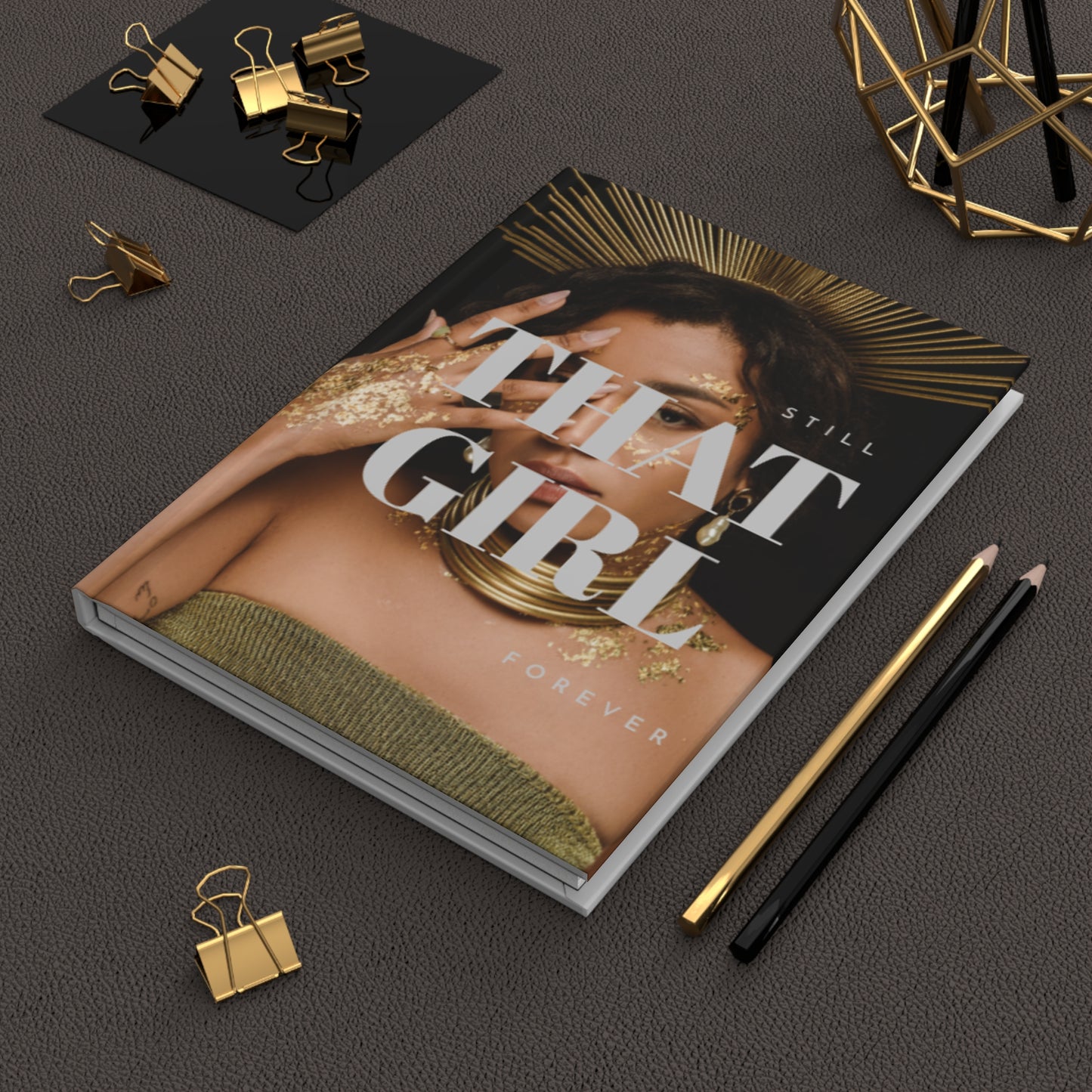 Chic Hardcover Journal for Empowerment – Stylish “That Girl” Notebook with Lined Pages – Aesthetic Gift for Writers, Students, and Daily Self-Expression