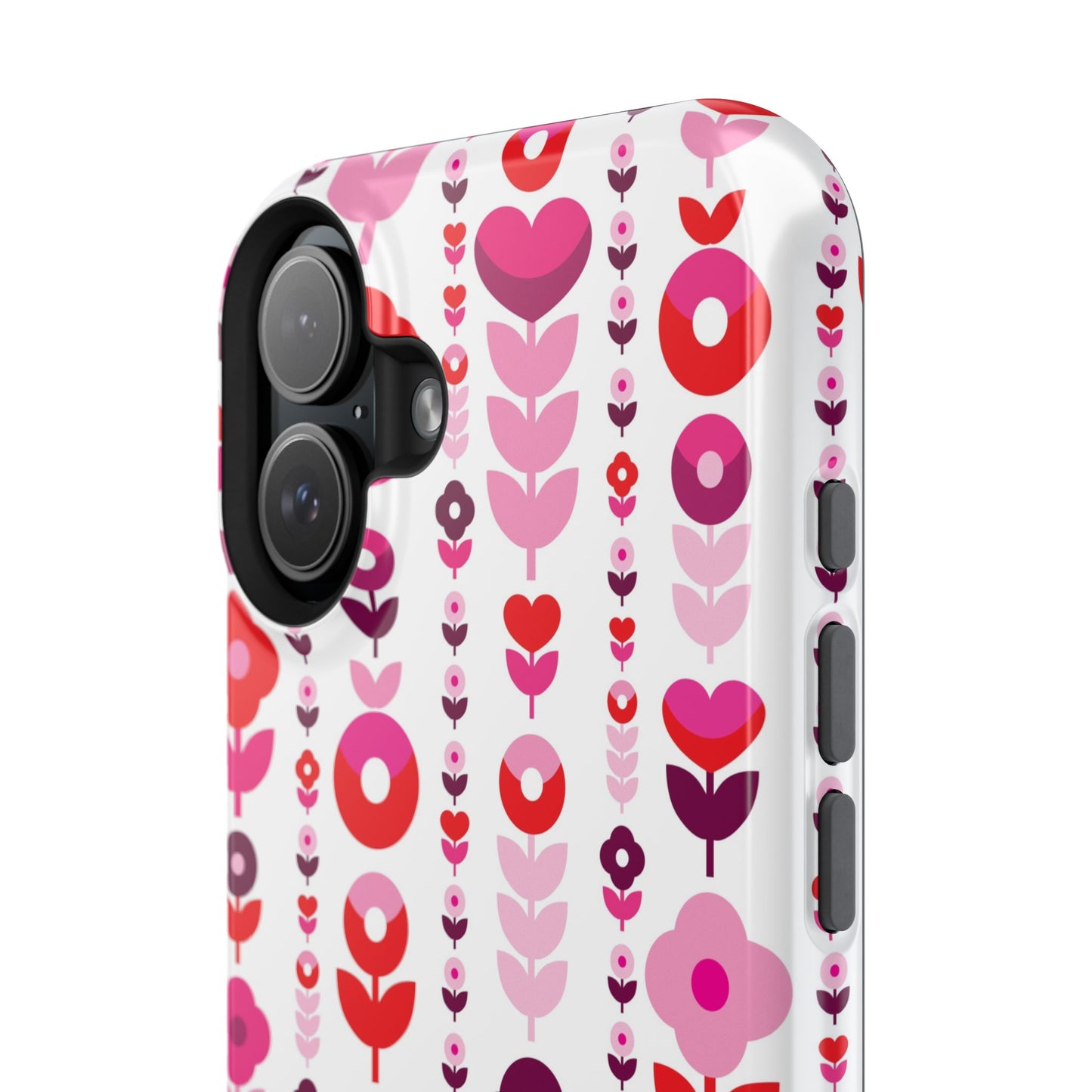 Floral Phone Case for iPhone & Samsung – Colorful Impact-Resistant Cover, Gift for Her