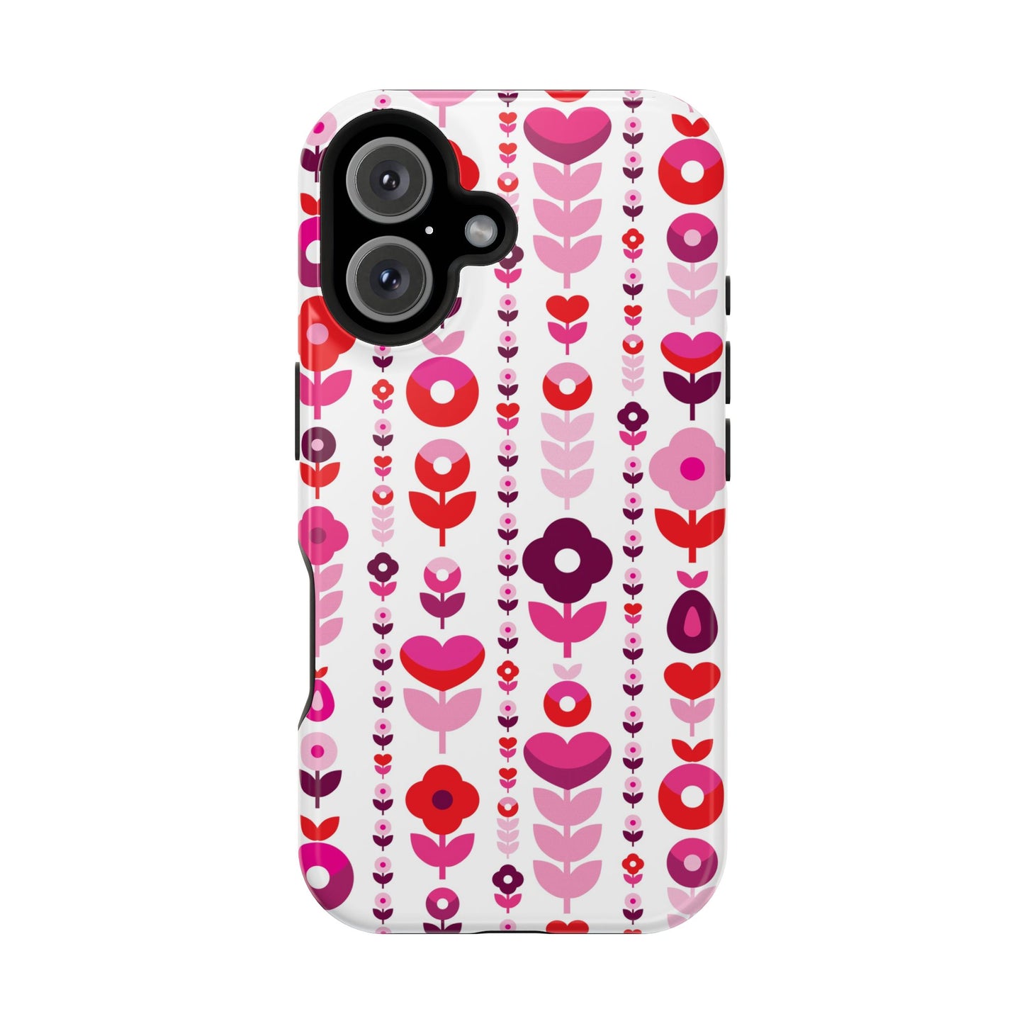 Floral Phone Case for iPhone & Samsung – Colorful Impact-Resistant Cover, Gift for Her