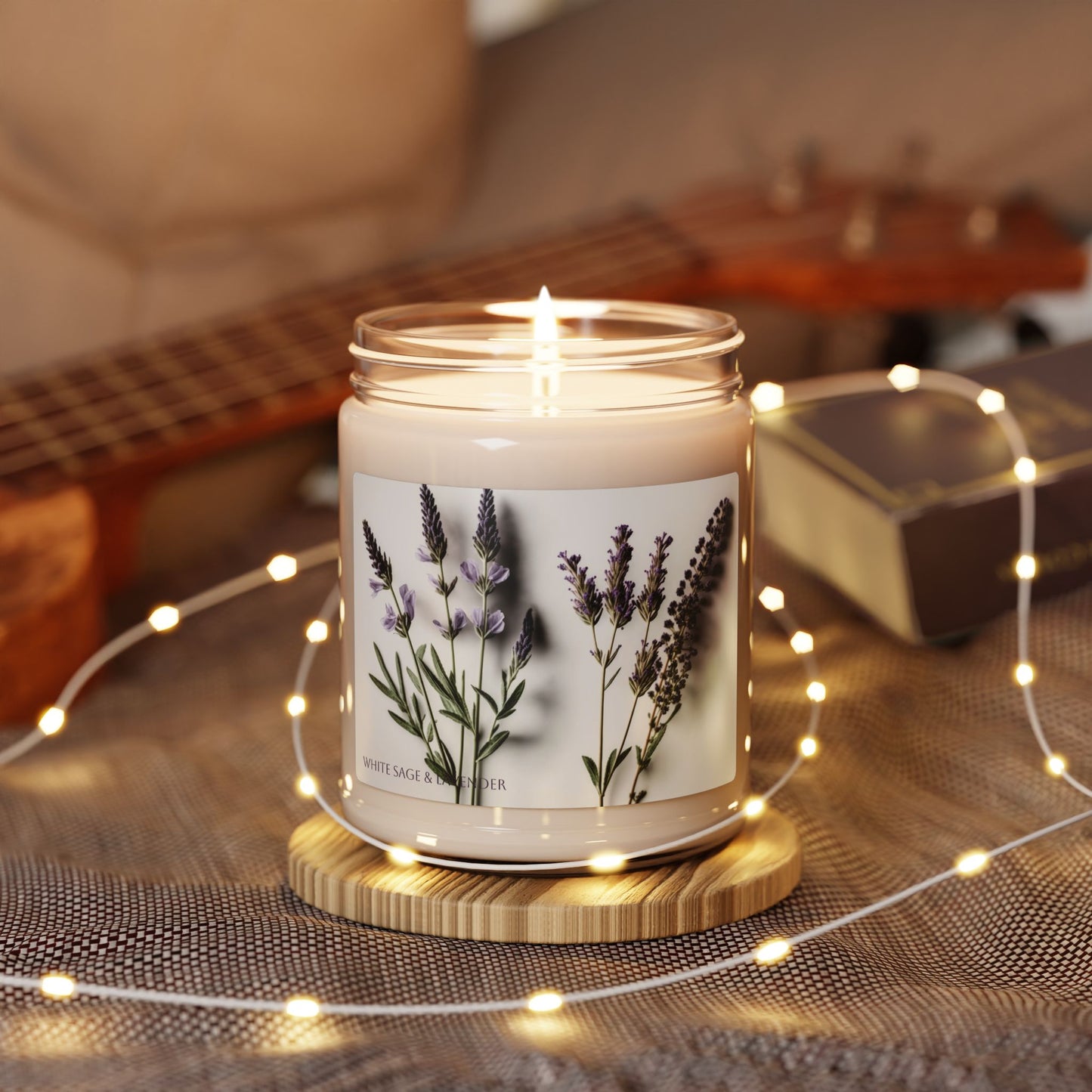 Relaxation Mood or Aromatherapy Scented Soy Candle