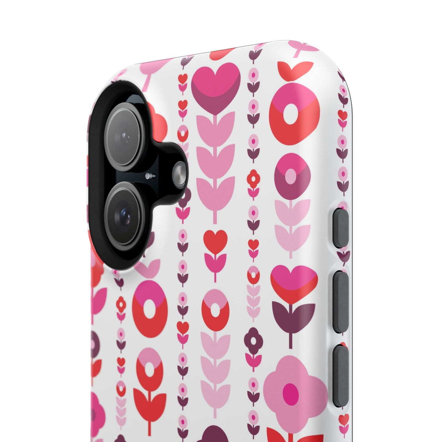 Floral Phone Case for iPhone & Samsung – Colorful Impact-Resistant Cover, Gift for Her