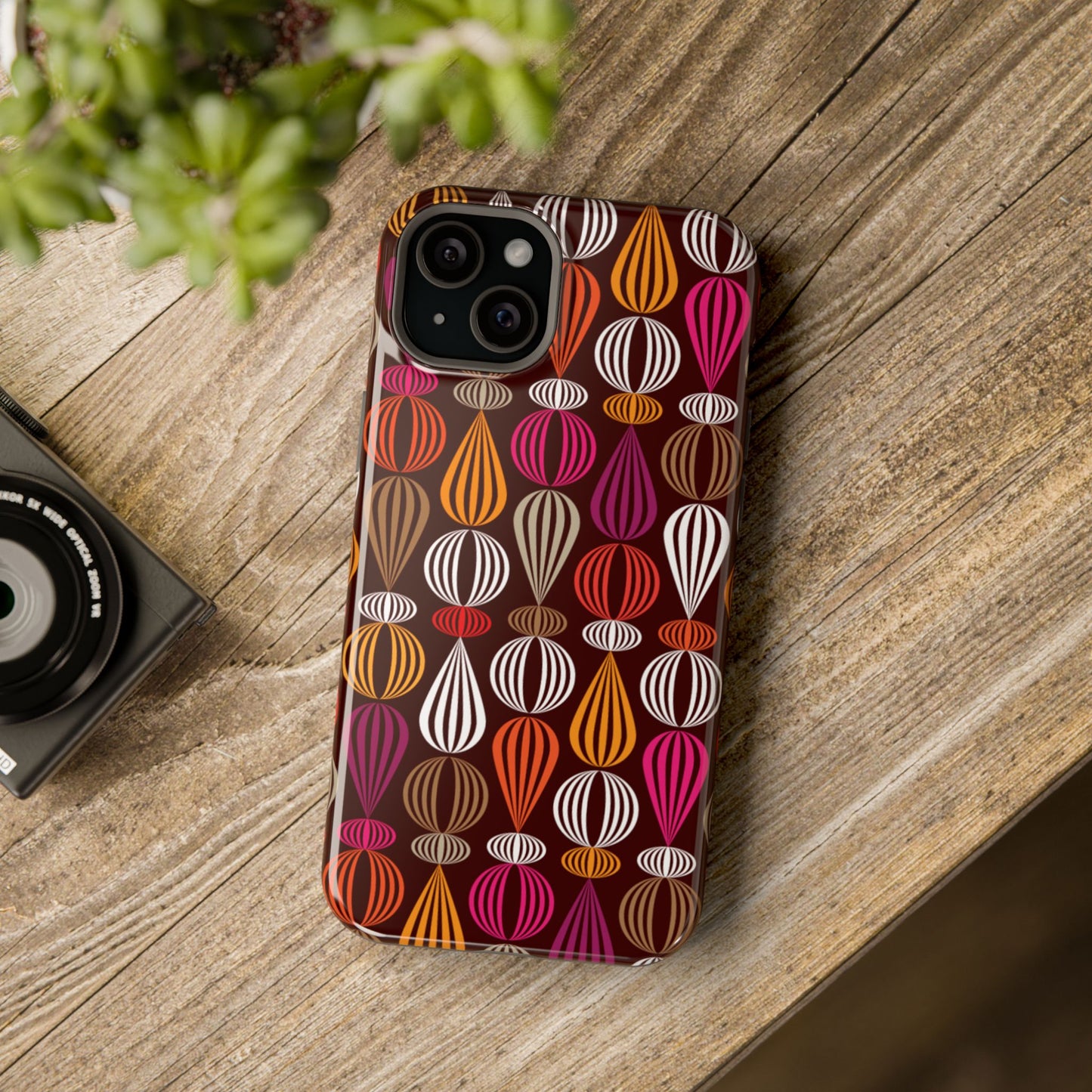 Impact-Resistant Phone Case Floral – Durable Protective Cover, Wireless Charging Compatible, Gift for Tech Lovers
