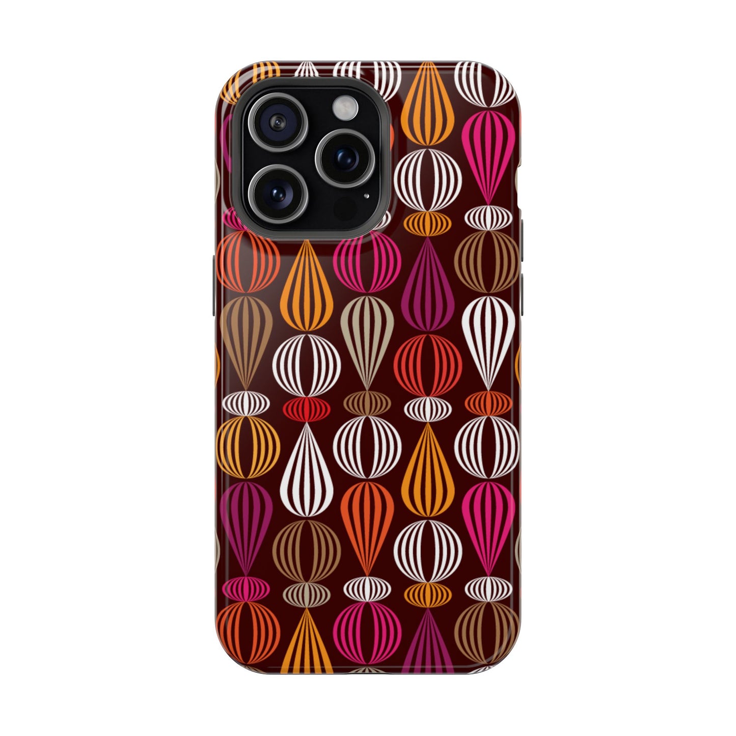 Impact-Resistant Phone Case Floral – Durable Protective Cover, Wireless Charging Compatible, Gift for Tech Lovers