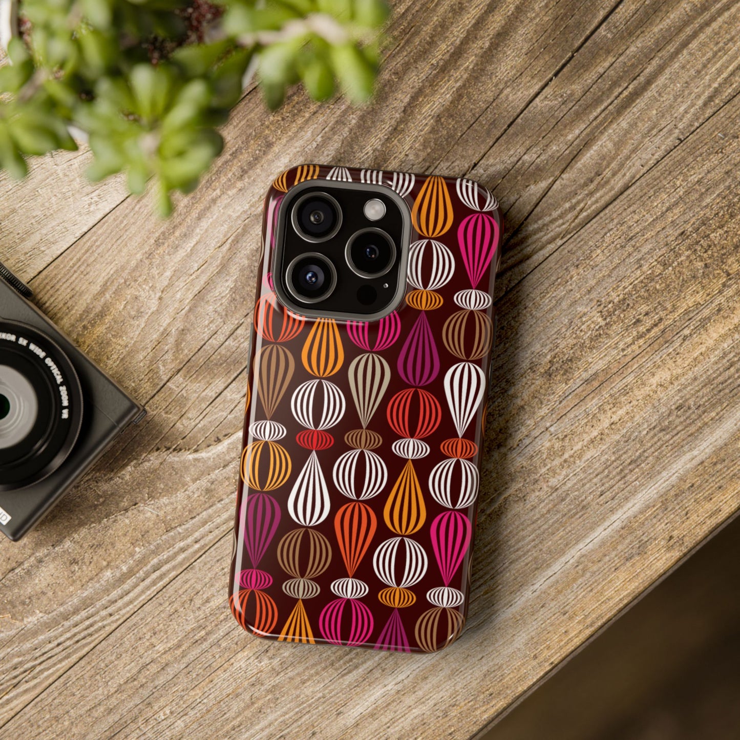 Impact-Resistant Phone Case Floral – Durable Protective Cover, Wireless Charging Compatible, Gift for Tech Lovers