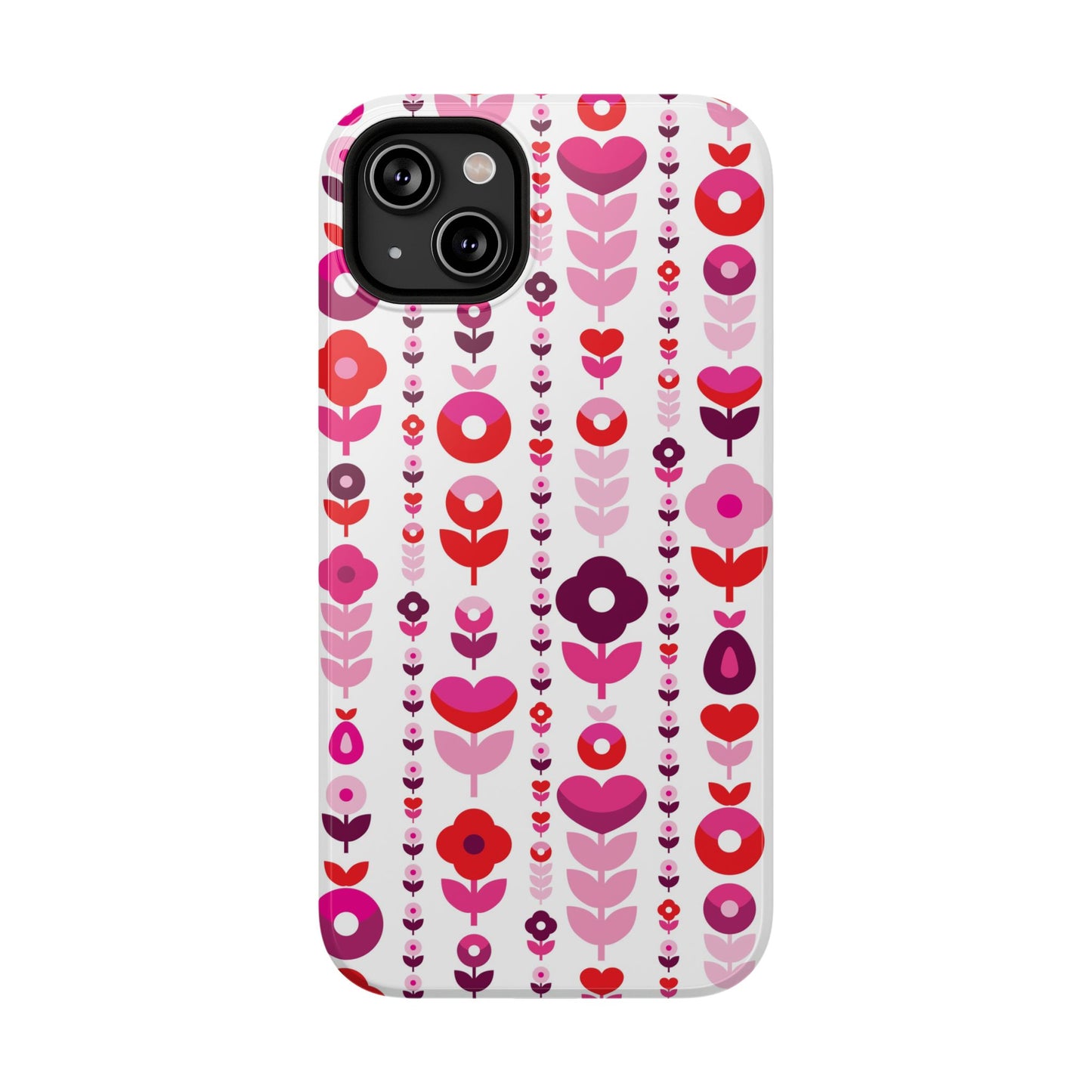 Floral Phone Case for iPhone & Samsung – Colorful Impact-Resistant Cover, Gift for Her