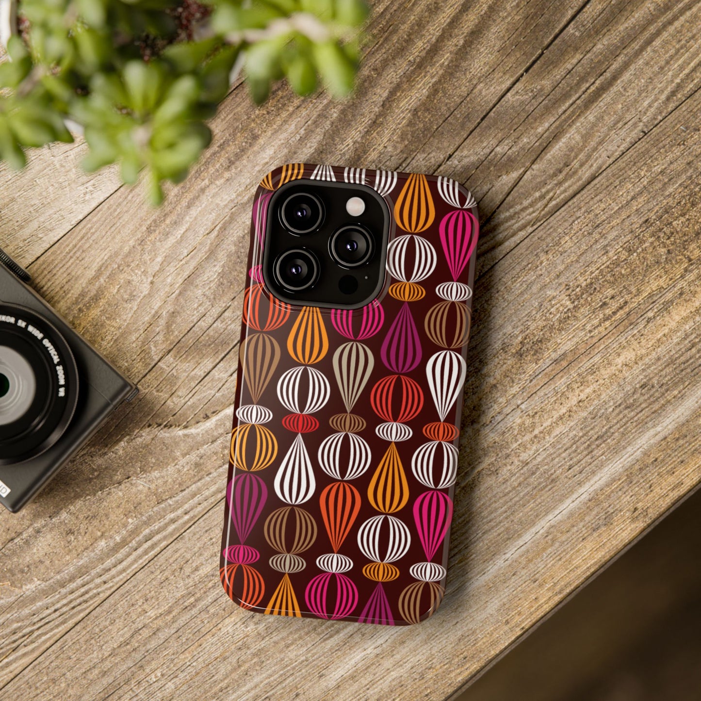 Impact-Resistant Phone Case Floral – Durable Protective Cover, Wireless Charging Compatible, Gift for Tech Lovers