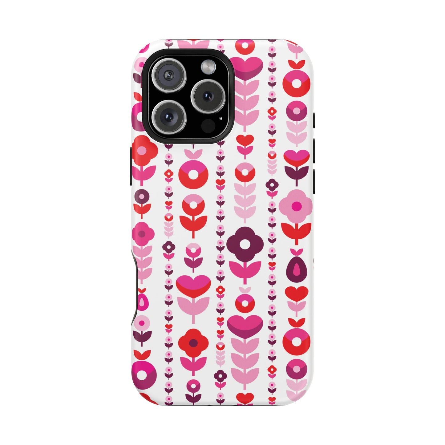Floral Phone Case for iPhone & Samsung – Colorful Impact-Resistant Cover, Gift for Her