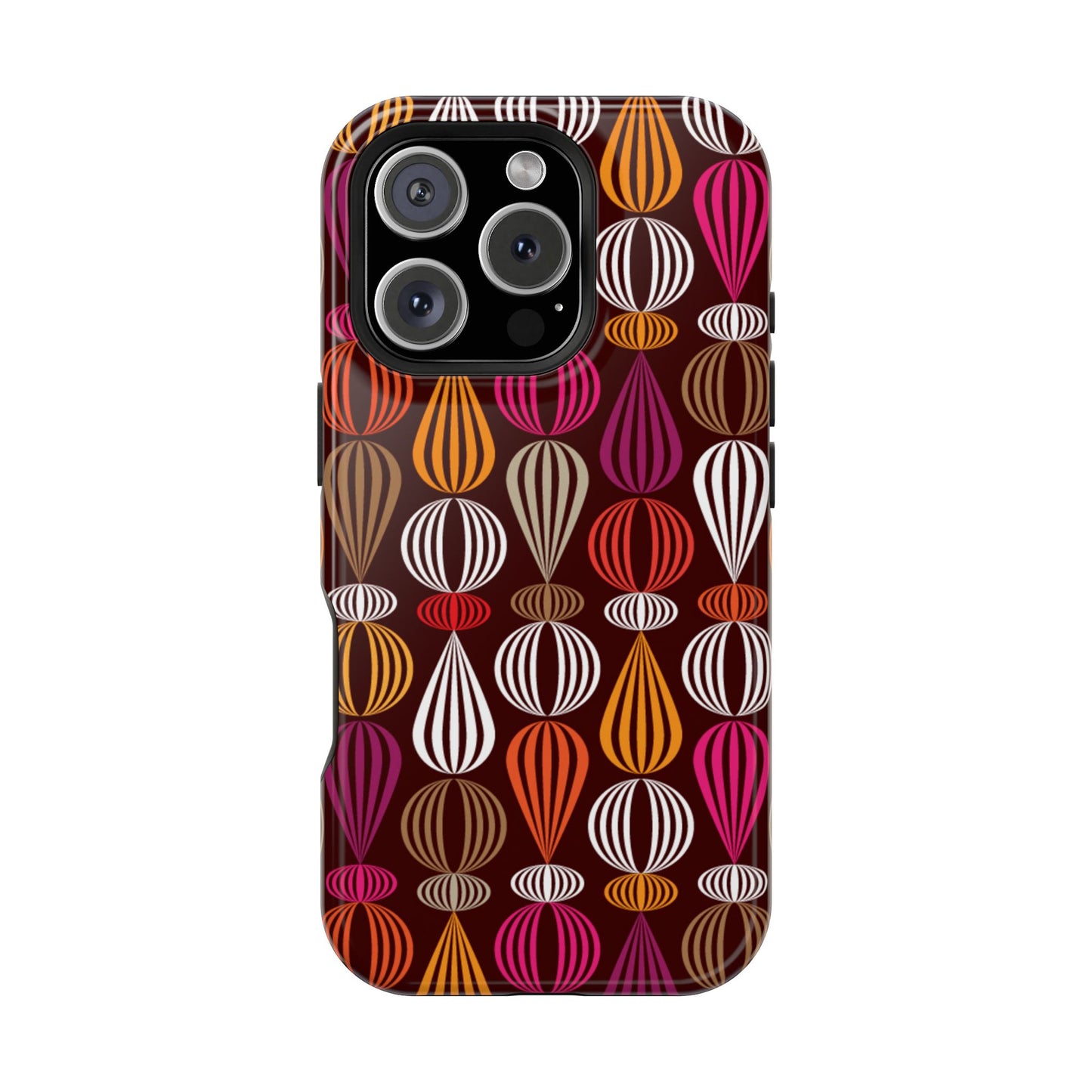 Impact-Resistant Phone Case Floral – Durable Protective Cover, Wireless Charging Compatible, Gift for Tech Lovers