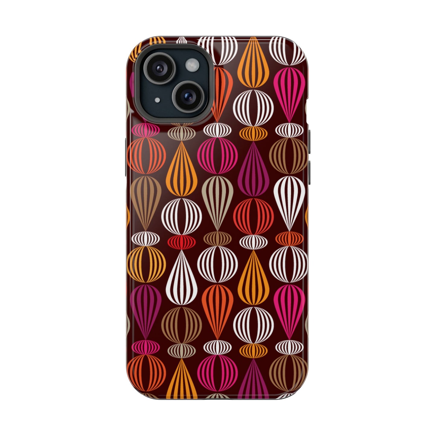 Impact-Resistant Phone Case Floral – Durable Protective Cover, Wireless Charging Compatible, Gift for Tech Lovers