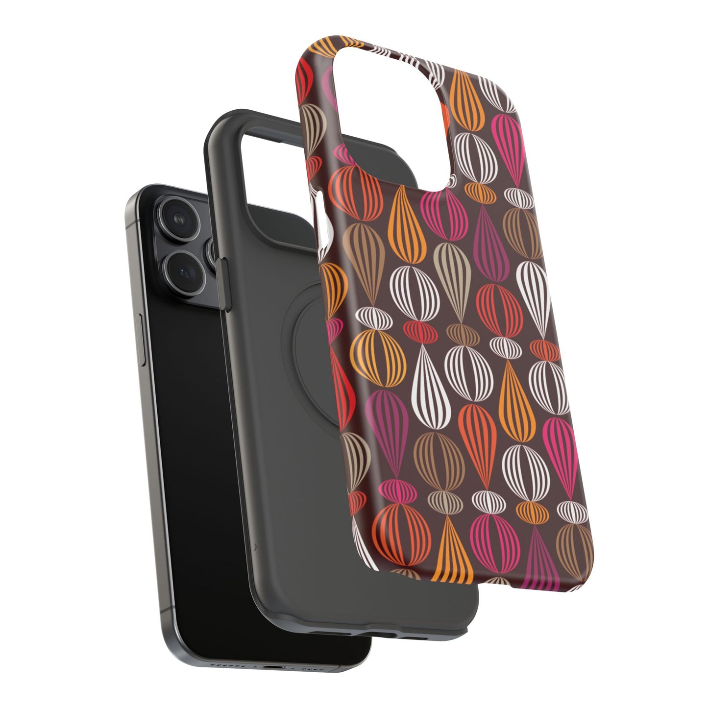 Impact-Resistant Phone Case Floral – Durable Protective Cover, Wireless Charging Compatible, Gift for Tech Lovers