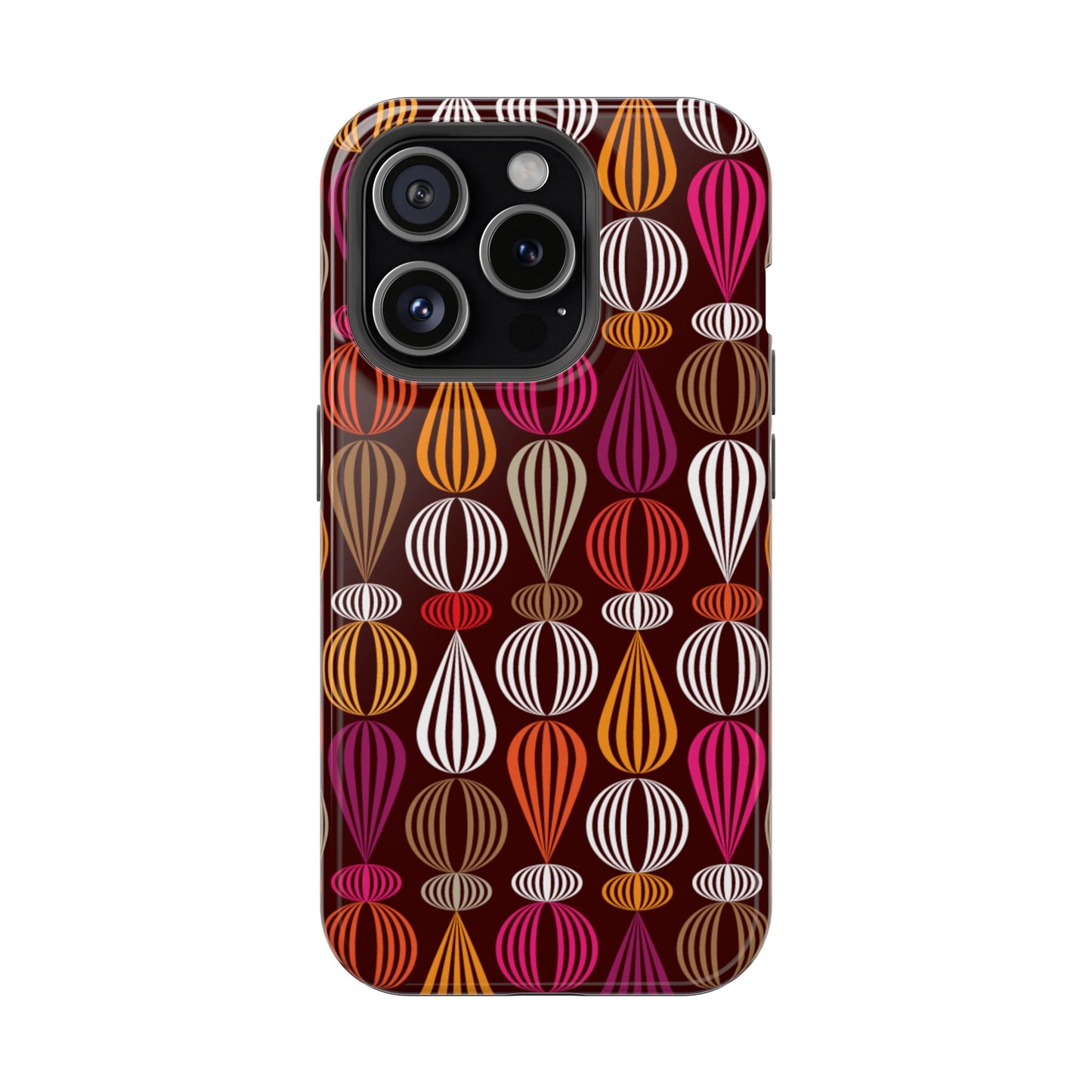 Impact-Resistant Phone Case Floral – Durable Protective Cover, Wireless Charging Compatible, Gift for Tech Lovers