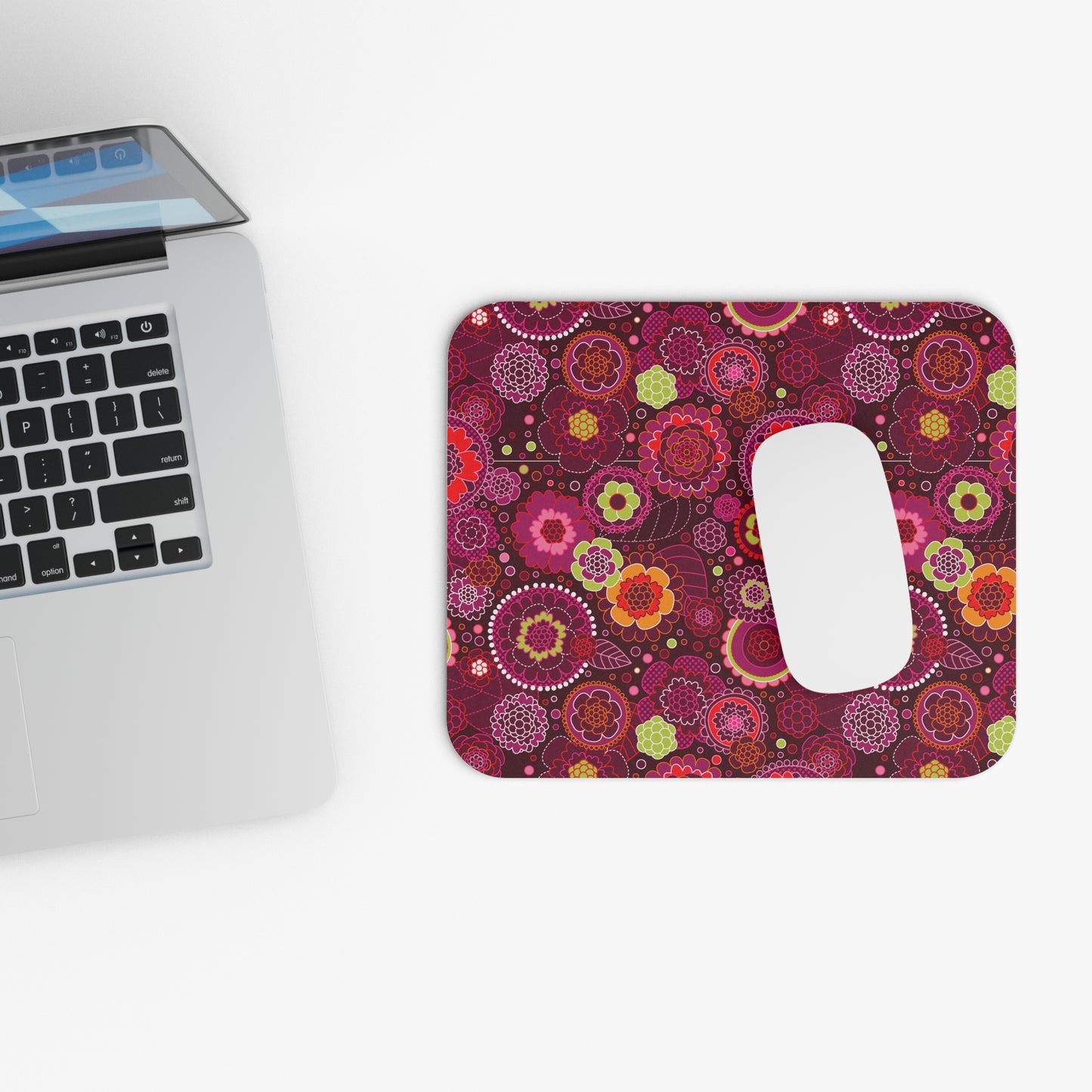 Colorful Leopard Print Mouse Pad – Animal Print Desk Accessory for Home Office, Gamers, Gift for Her