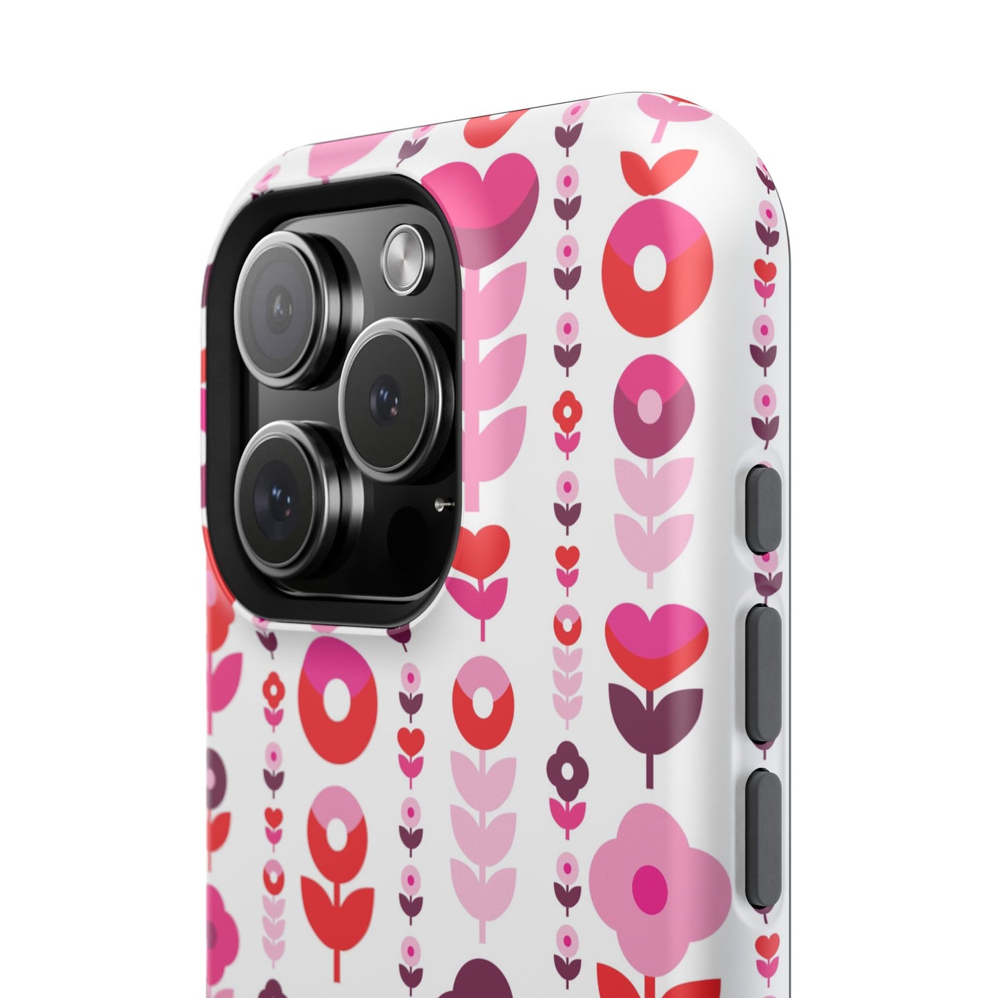 Floral Phone Case for iPhone & Samsung – Colorful Impact-Resistant Cover, Gift for Her