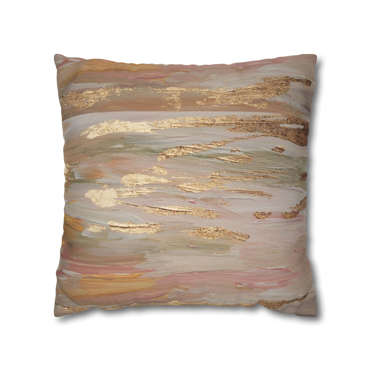 Abstract Throw Pillow Cover – Elegant Pillowcase for Couch or Bed, Modern Home Decor Accent
