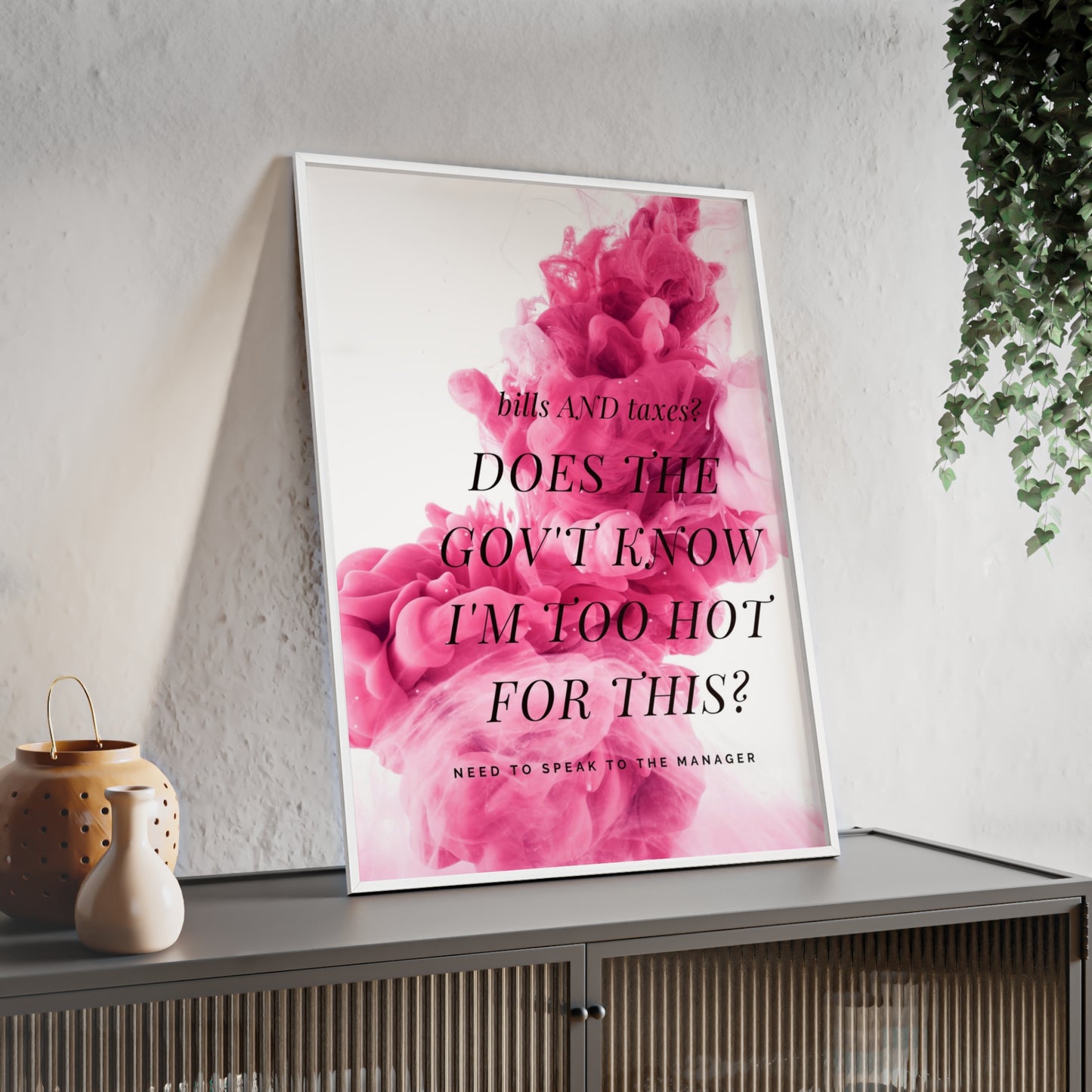 Digital wall art funny quote printable I humor aesthetic poster I apartment decor I bedroom, office, dorm