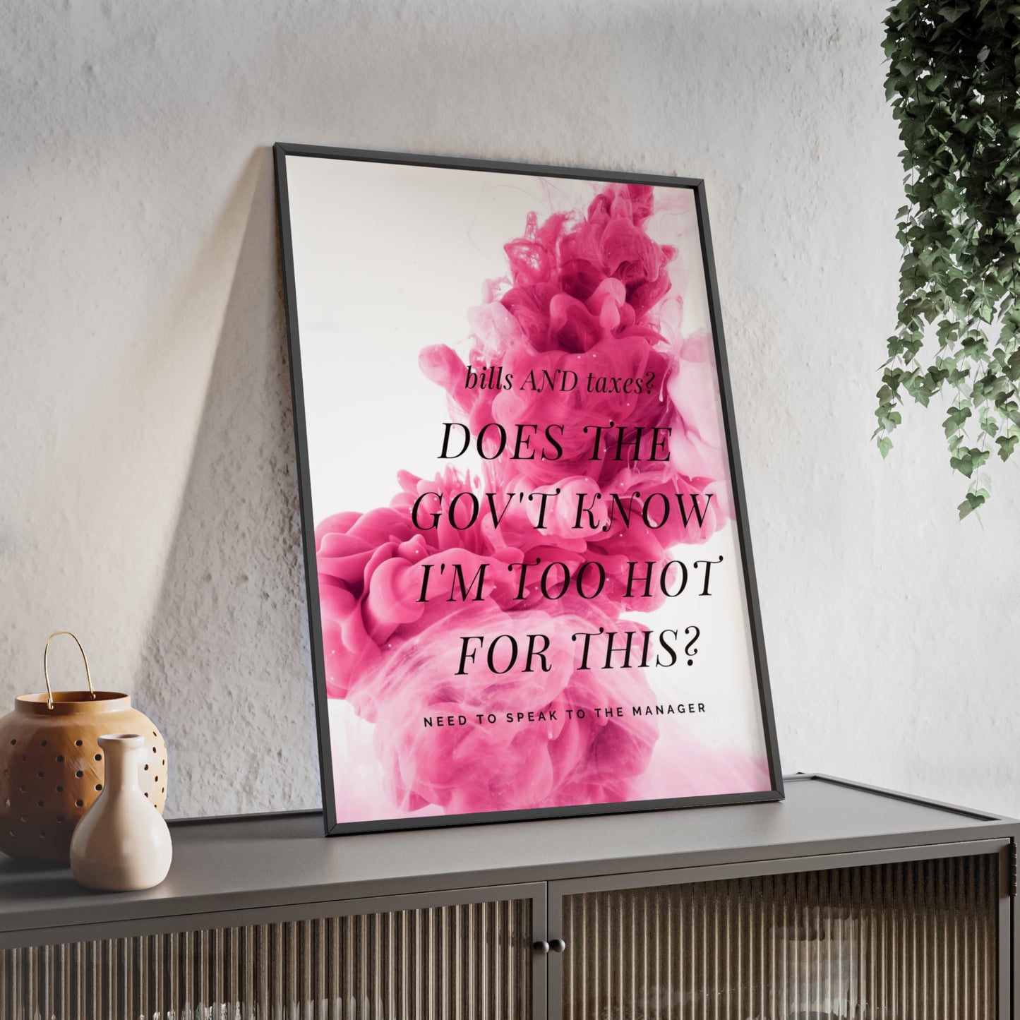 Digital wall art funny quote printable I humor aesthetic poster I apartment decor I bedroom, office, dorm