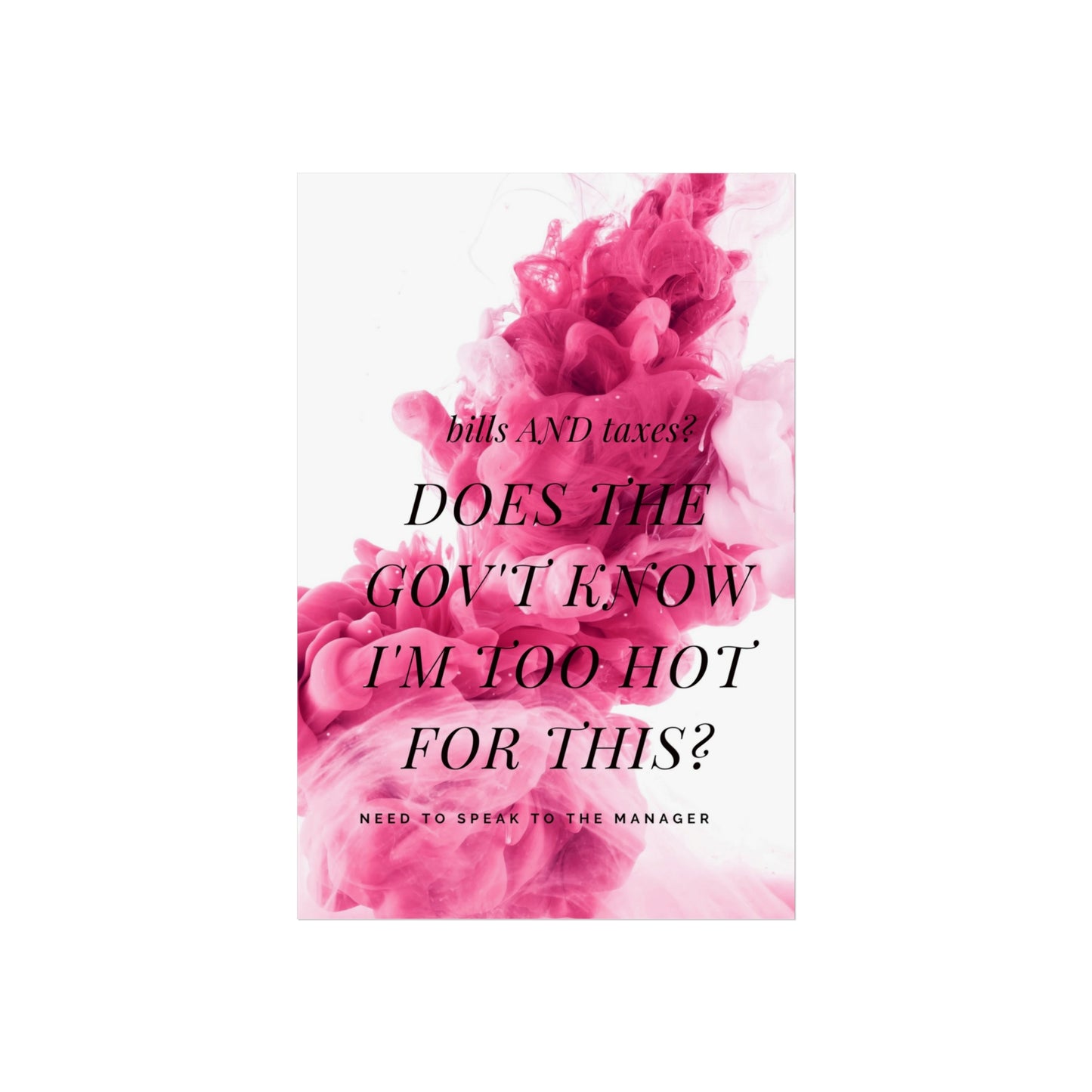 Digital wall art funny quote printable I humor aesthetic poster I apartment decor I bedroom, office, dorm