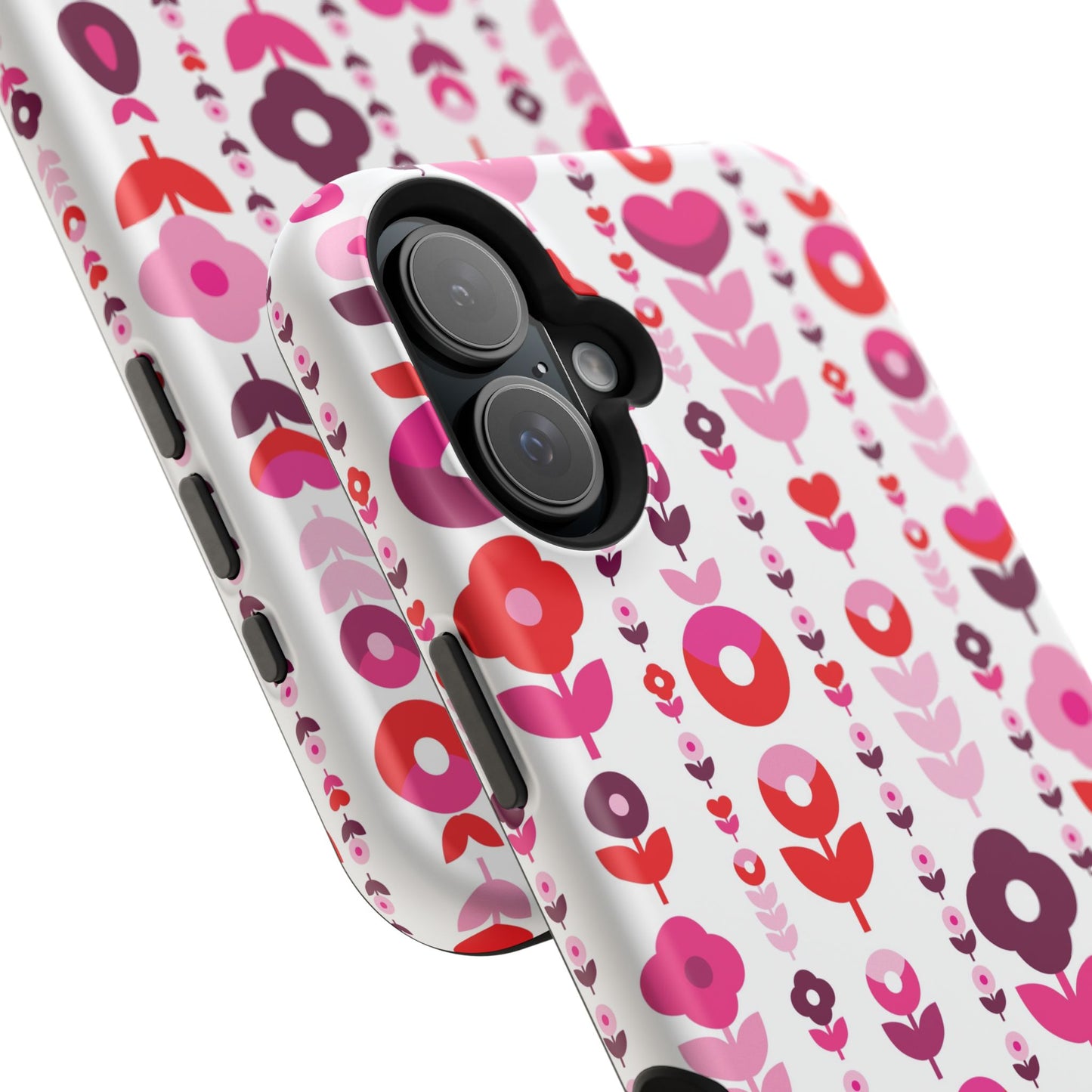 Floral Phone Case for iPhone & Samsung – Colorful Impact-Resistant Cover, Gift for Her