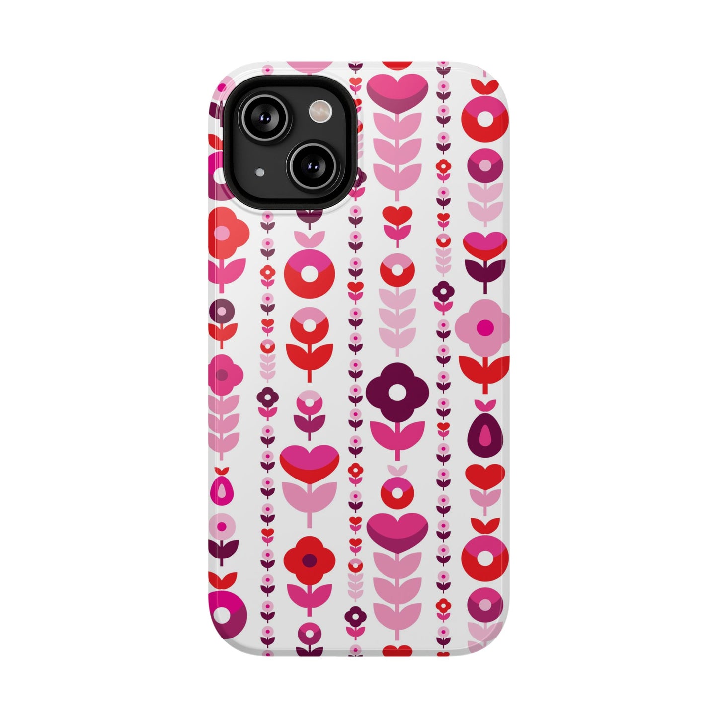 Floral Phone Case for iPhone & Samsung – Colorful Impact-Resistant Cover, Gift for Her