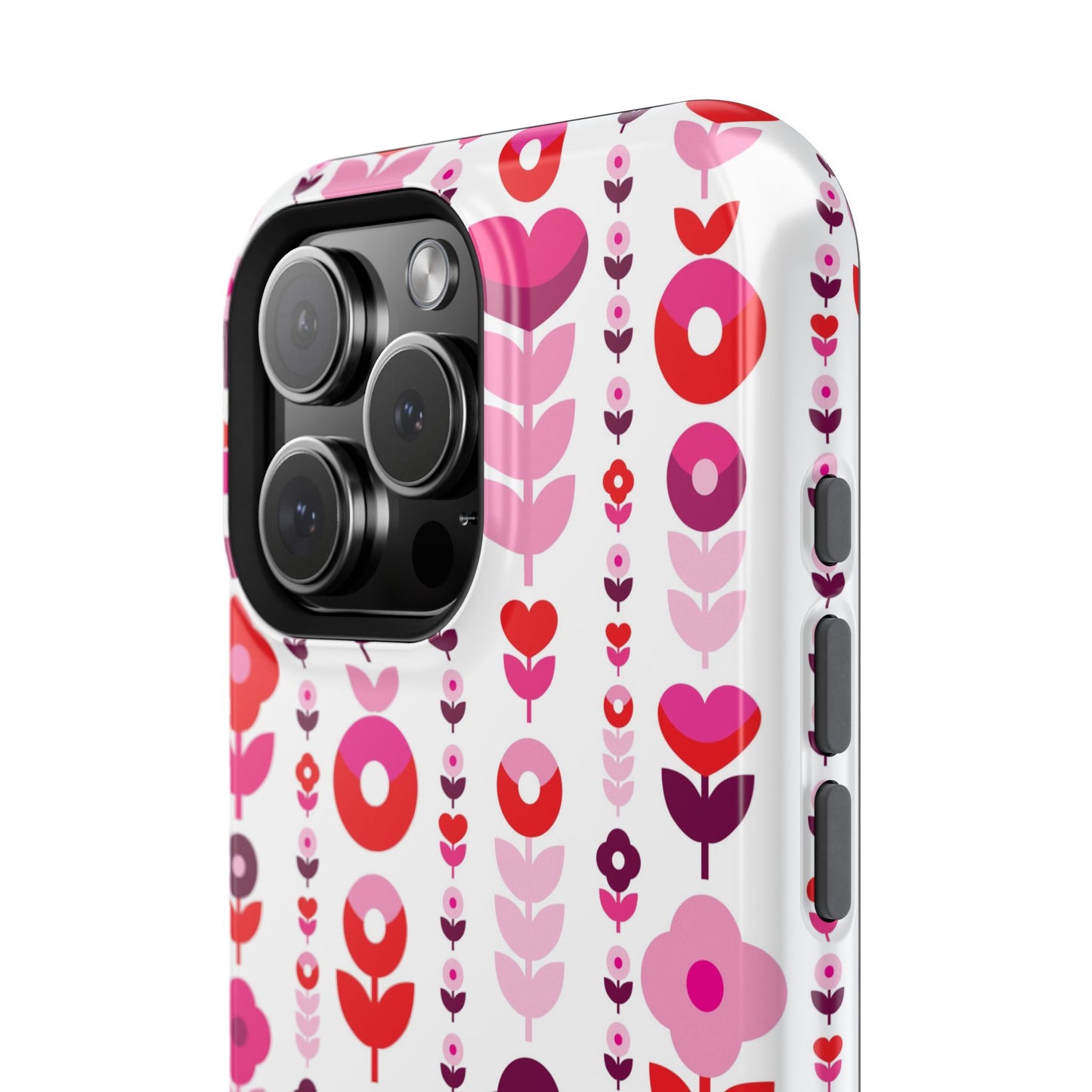 Floral Phone Case for iPhone & Samsung – Colorful Impact-Resistant Cover, Gift for Her